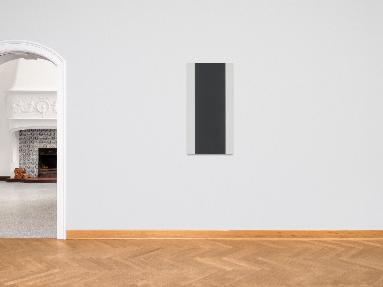 Auf diesem Bild ist das folgende Kunstwerk zu sehen: Frank Gerritz. „Coded Language. Day one“. 2001.