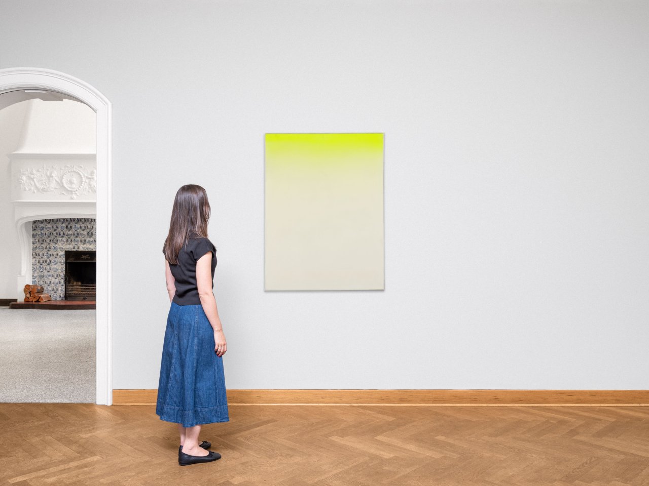 This picture shows the following artwork: Rupprecht Geiger. ”622/71”. 1971.