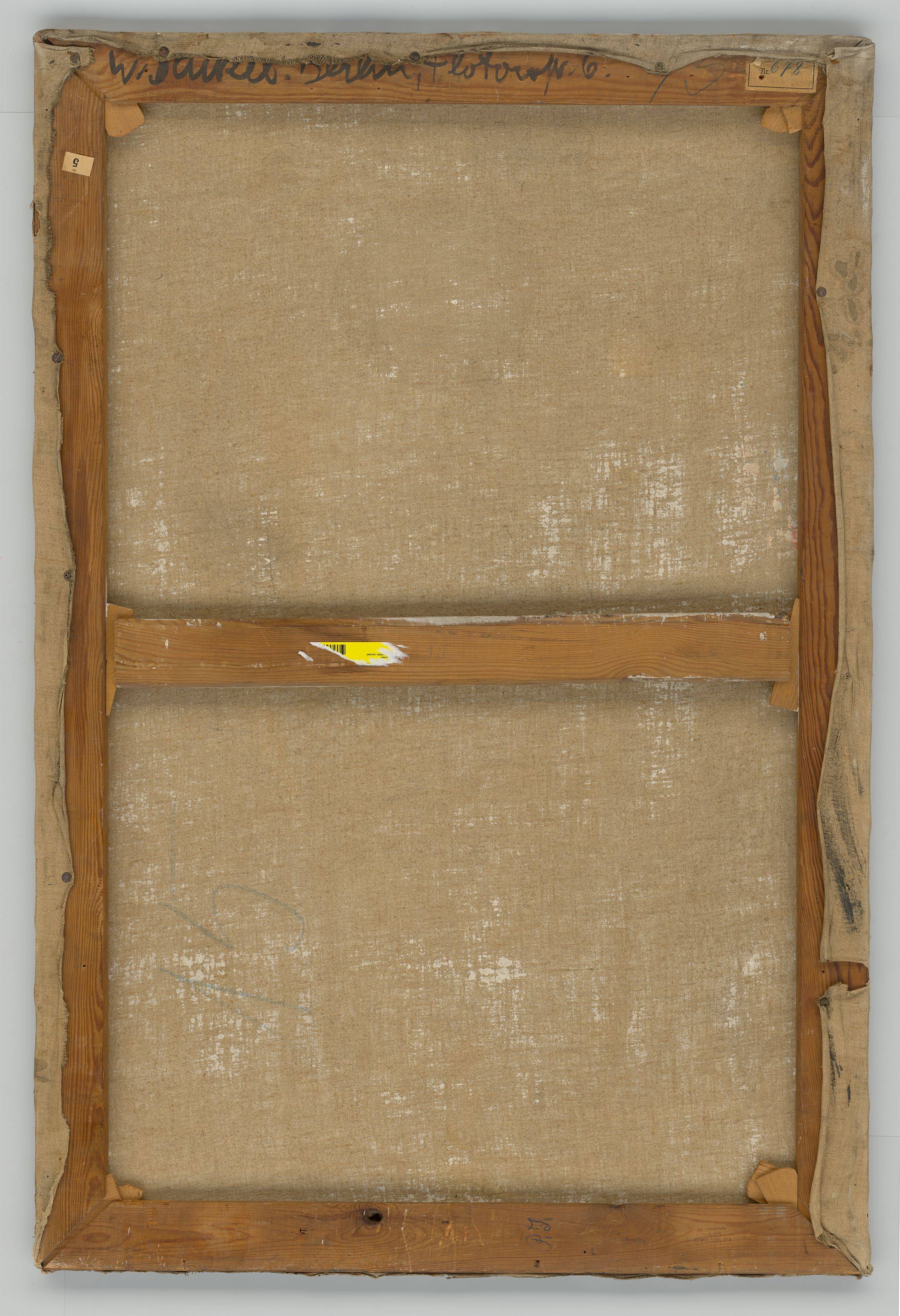 Auf diesem Bild ist das folgende Kunstwerk zu sehen: Willy Jaeckel. „Bildnis Charlotte Jaeckel“. 1914.