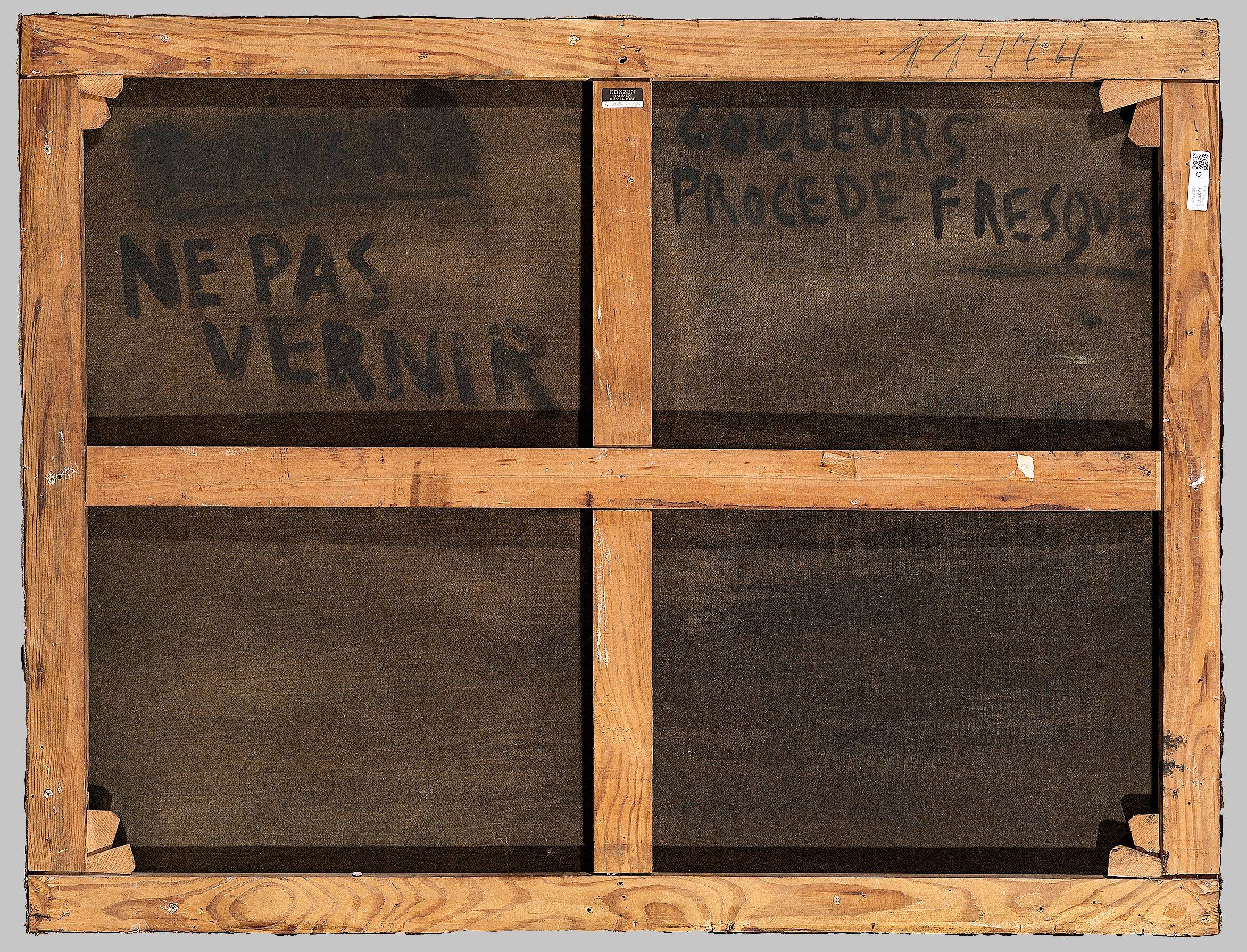 This picture shows the following artwork: Serge Poliakoff. ”Composition abstraite”. 1962.