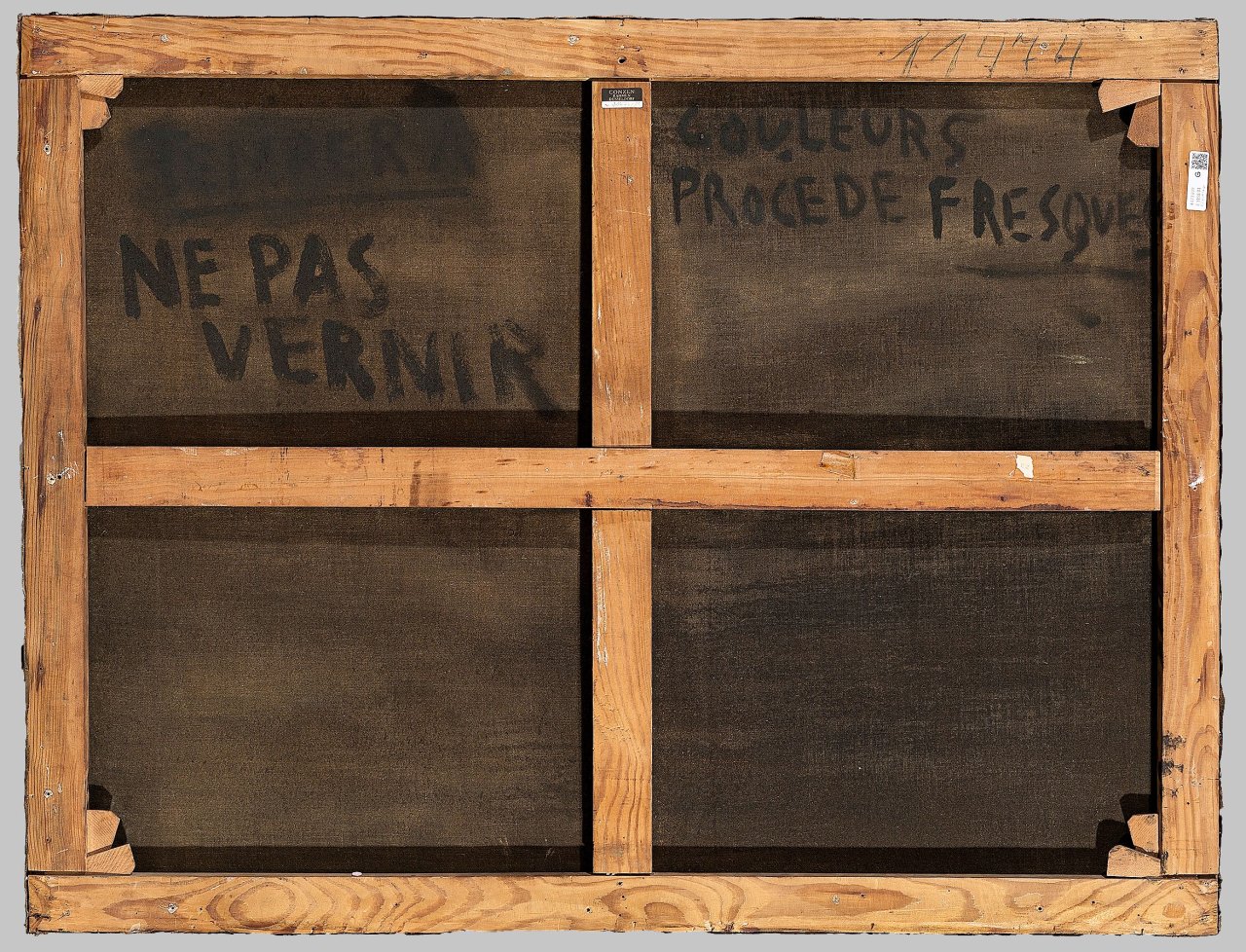 This picture shows the following artwork: Serge Poliakoff. ”Composition abstraite”. 1962.