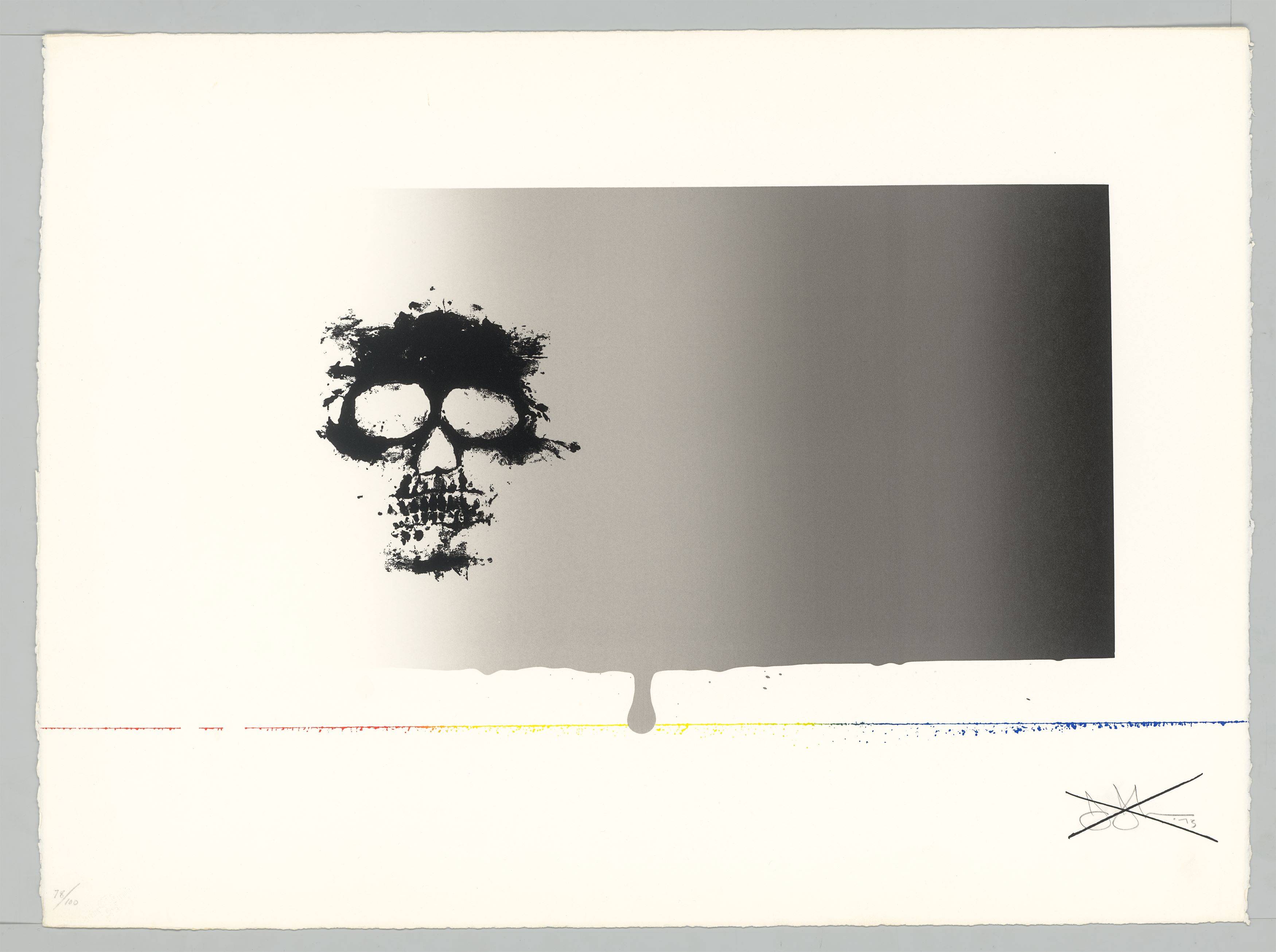 Auf diesem Bild ist das folgende Kunstwerk zu sehen: Jasper Johns. Untitled. 1973.