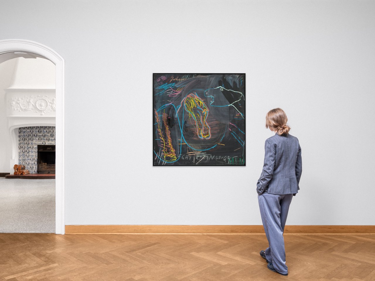 This picture shows the following artwork: Per Kirkeby. Untitled. 2009.