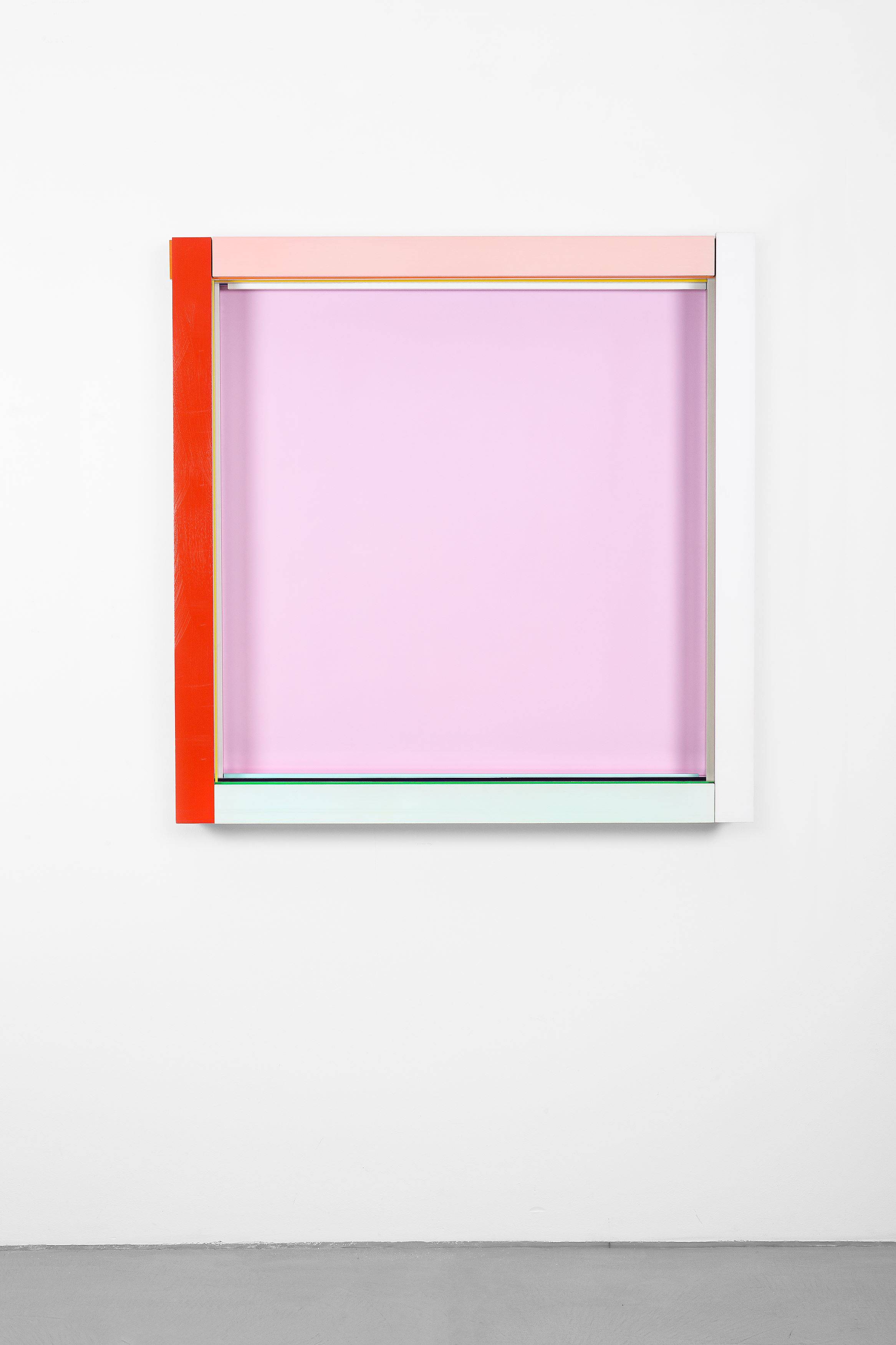 This picture shows the following artwork: Imi Knoebel. Permanentmagenta. 1993.