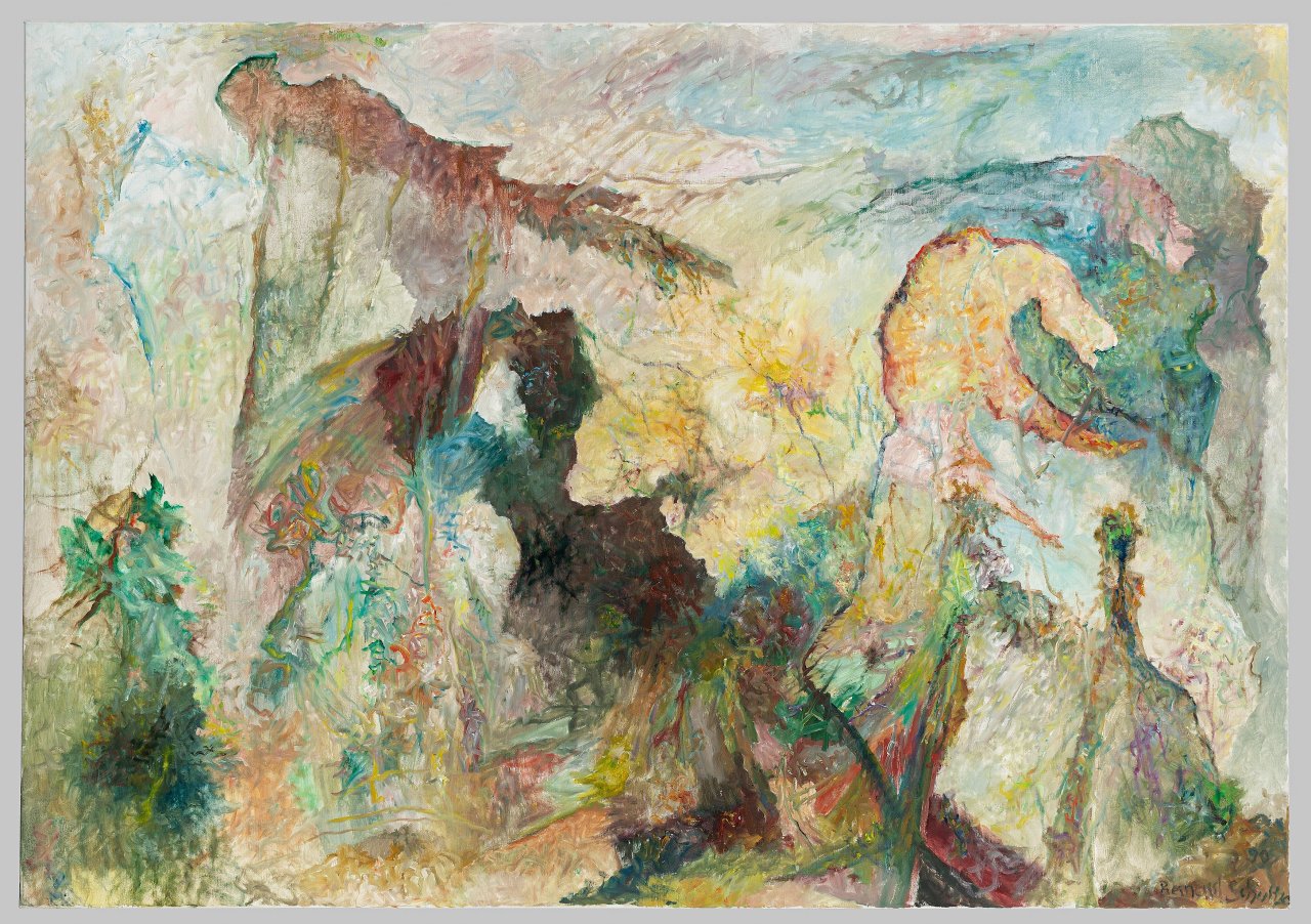 This picture shows the following artwork: Bernard Schultze. ”mit Gleichmut