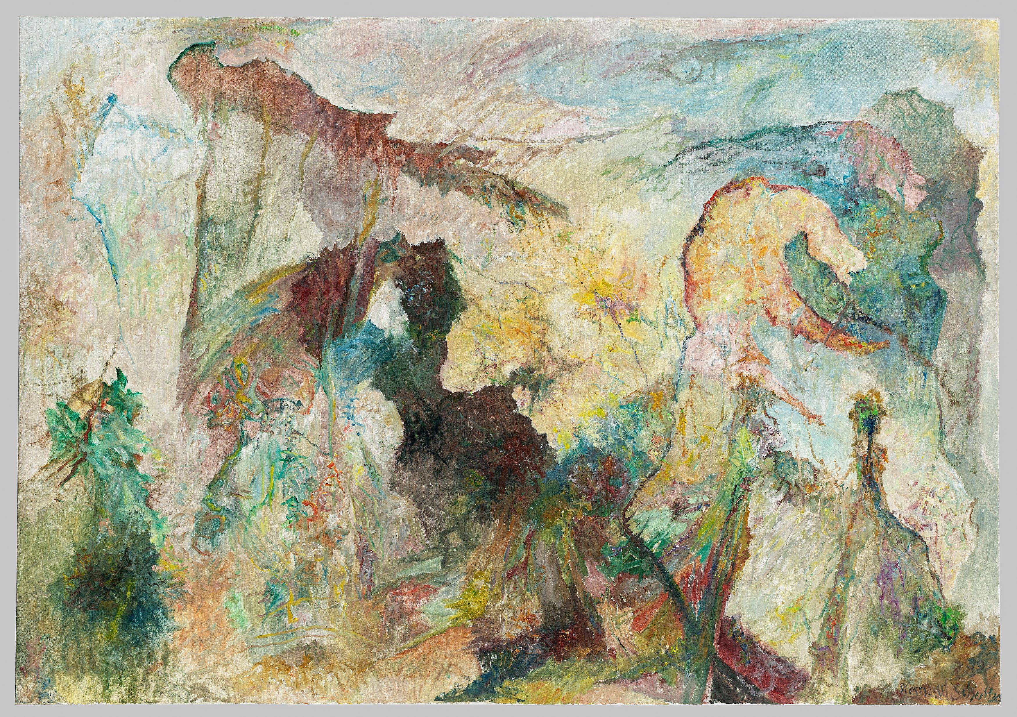 This picture shows the following artwork: Bernard Schultze. ”mit Gleichmut