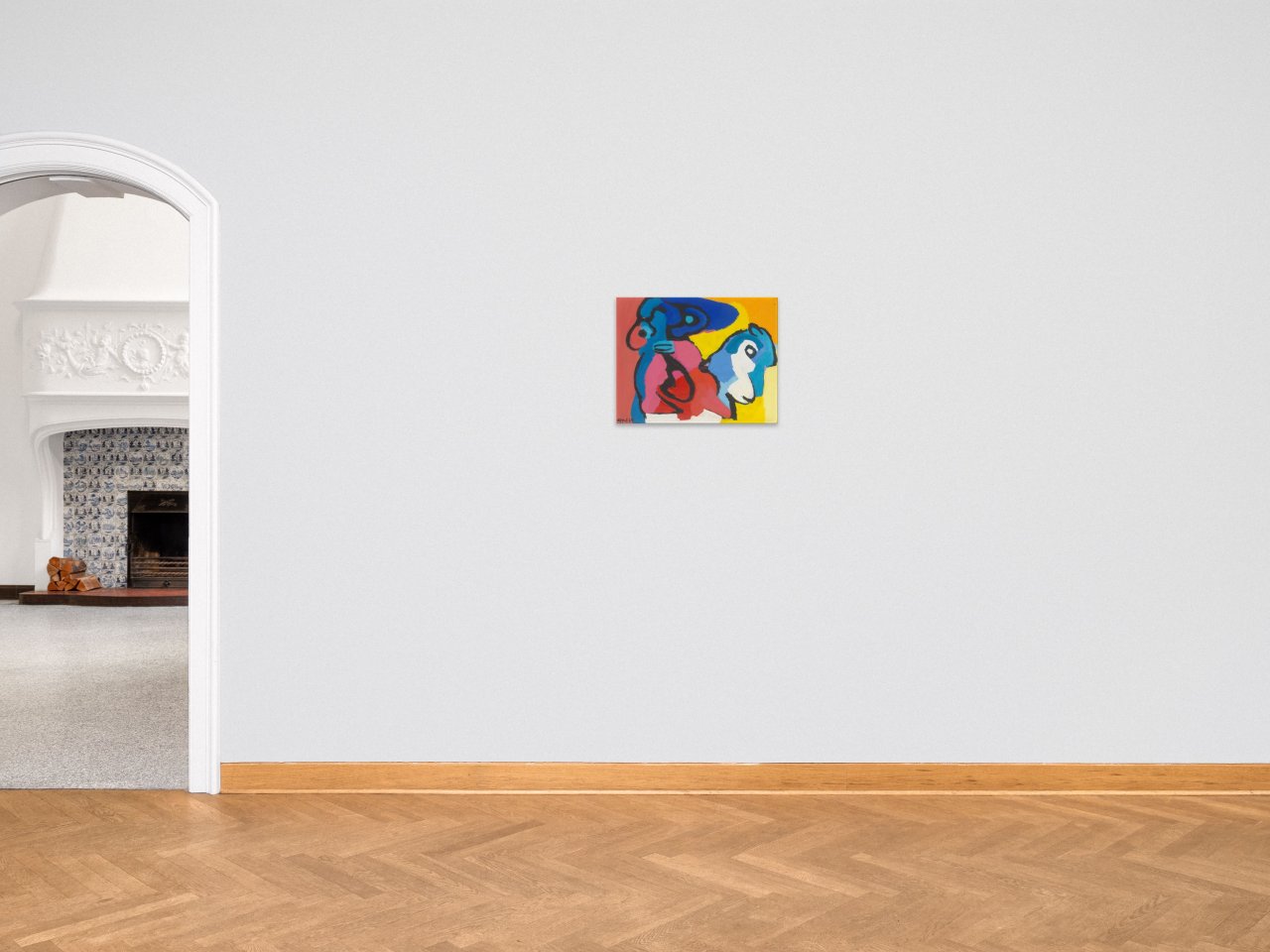 Auf diesem Bild ist das folgende Kunstwerk zu sehen: Karel Appel. Ohne Titel. 1969.