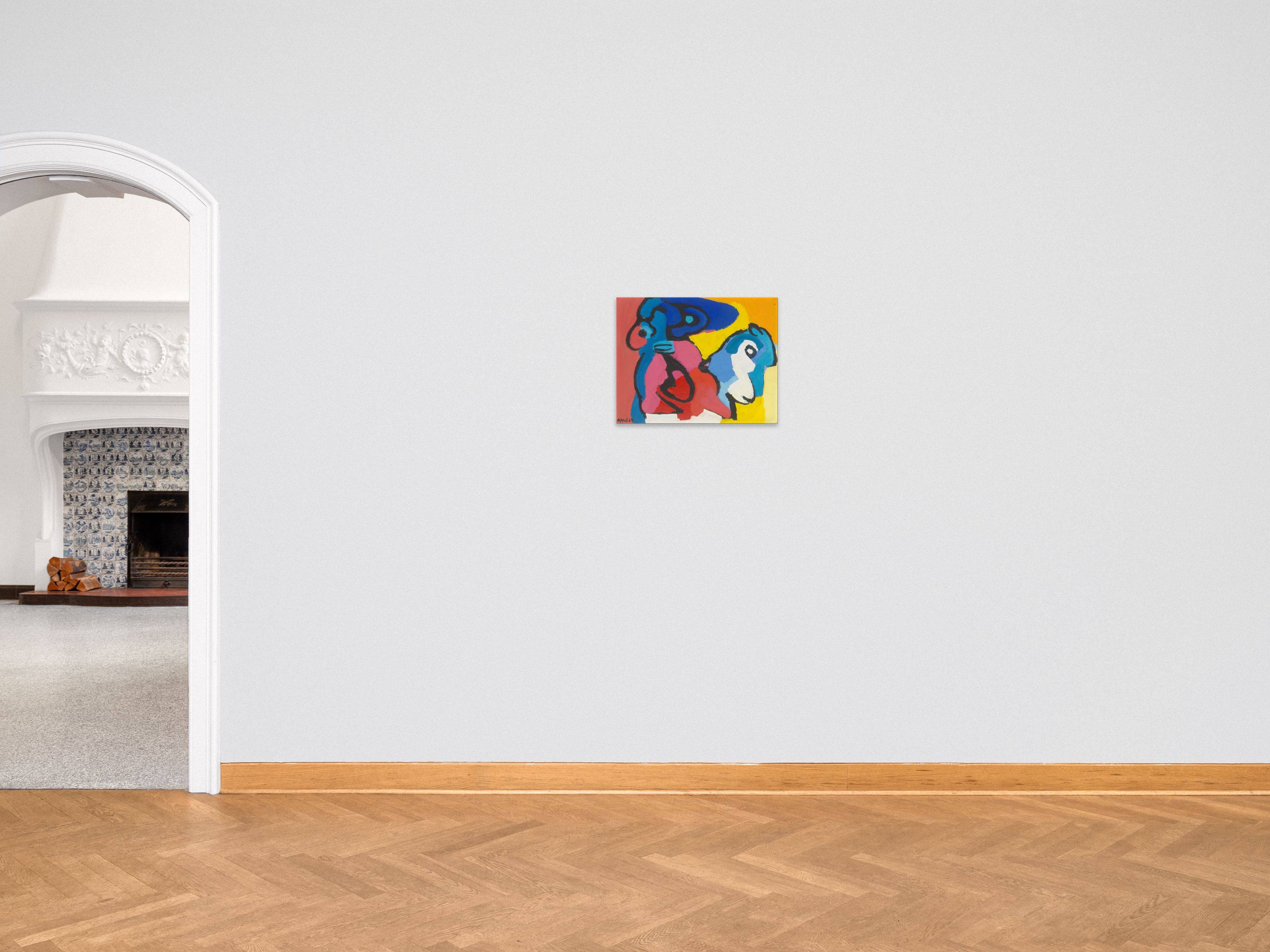 Auf diesem Bild ist das folgende Kunstwerk zu sehen: Karel Appel. Ohne Titel. 1969.