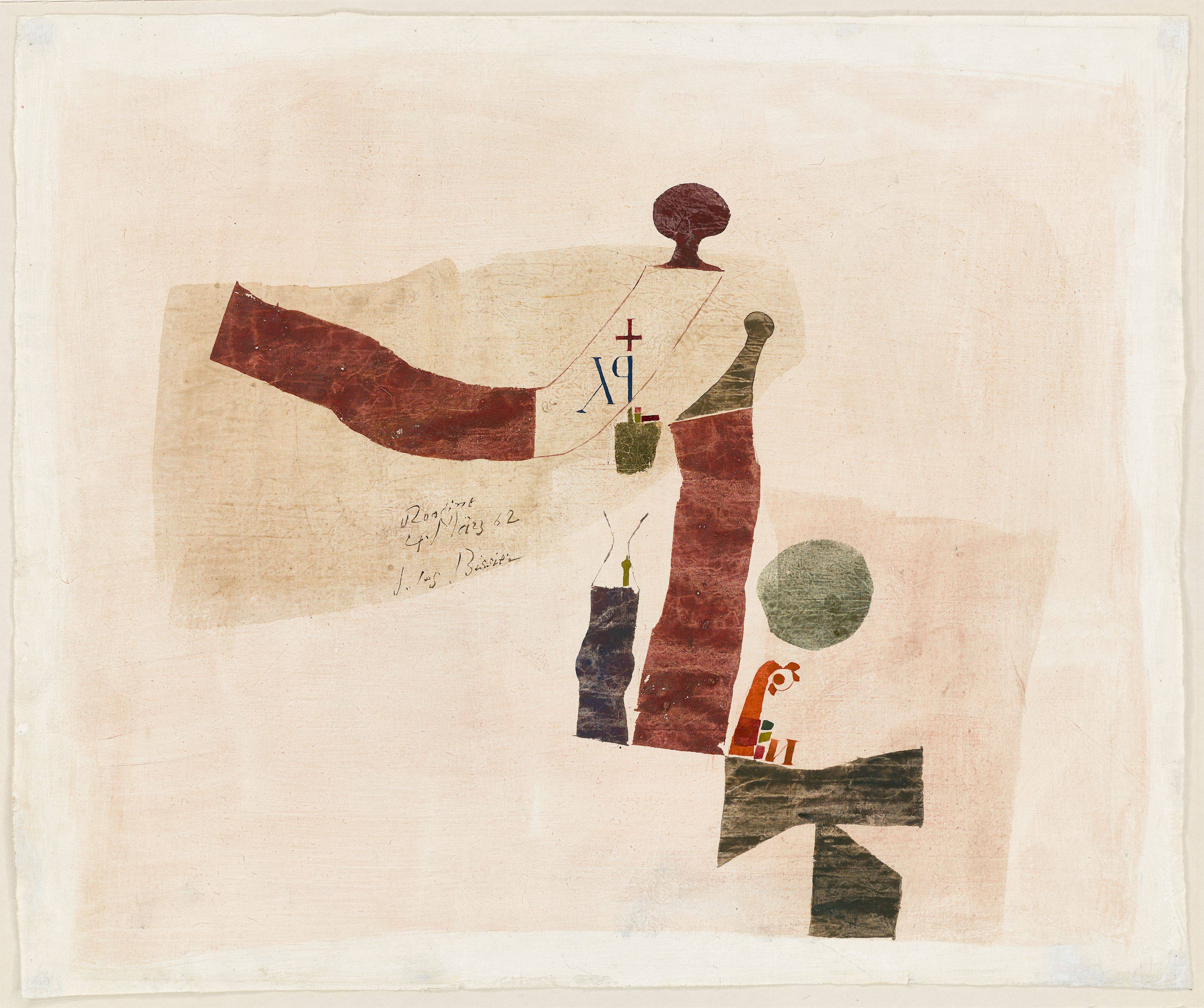 This picture shows the following artwork: Julius Bissier. ”Rondine 4 März 62”. 1962.