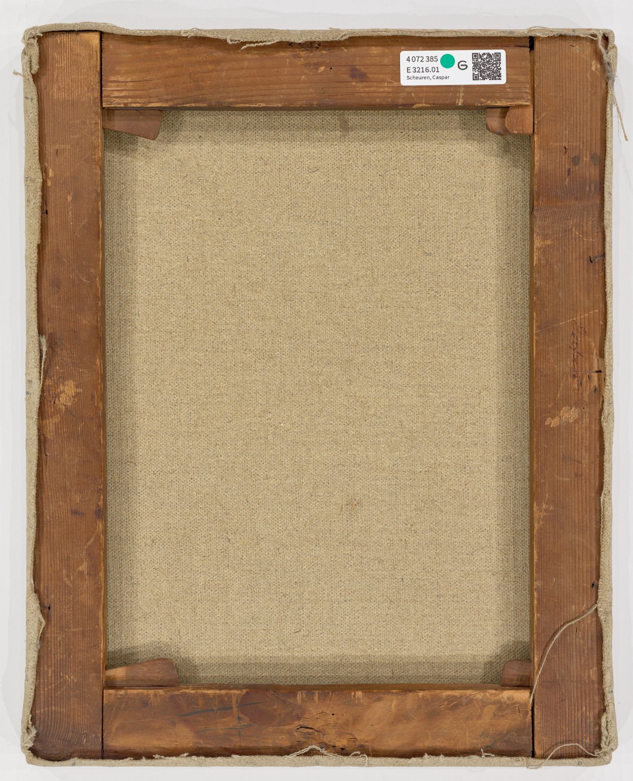 This picture shows the following artwork: Caspar Scheuren. Melancholic Romantic. Circa 1830.