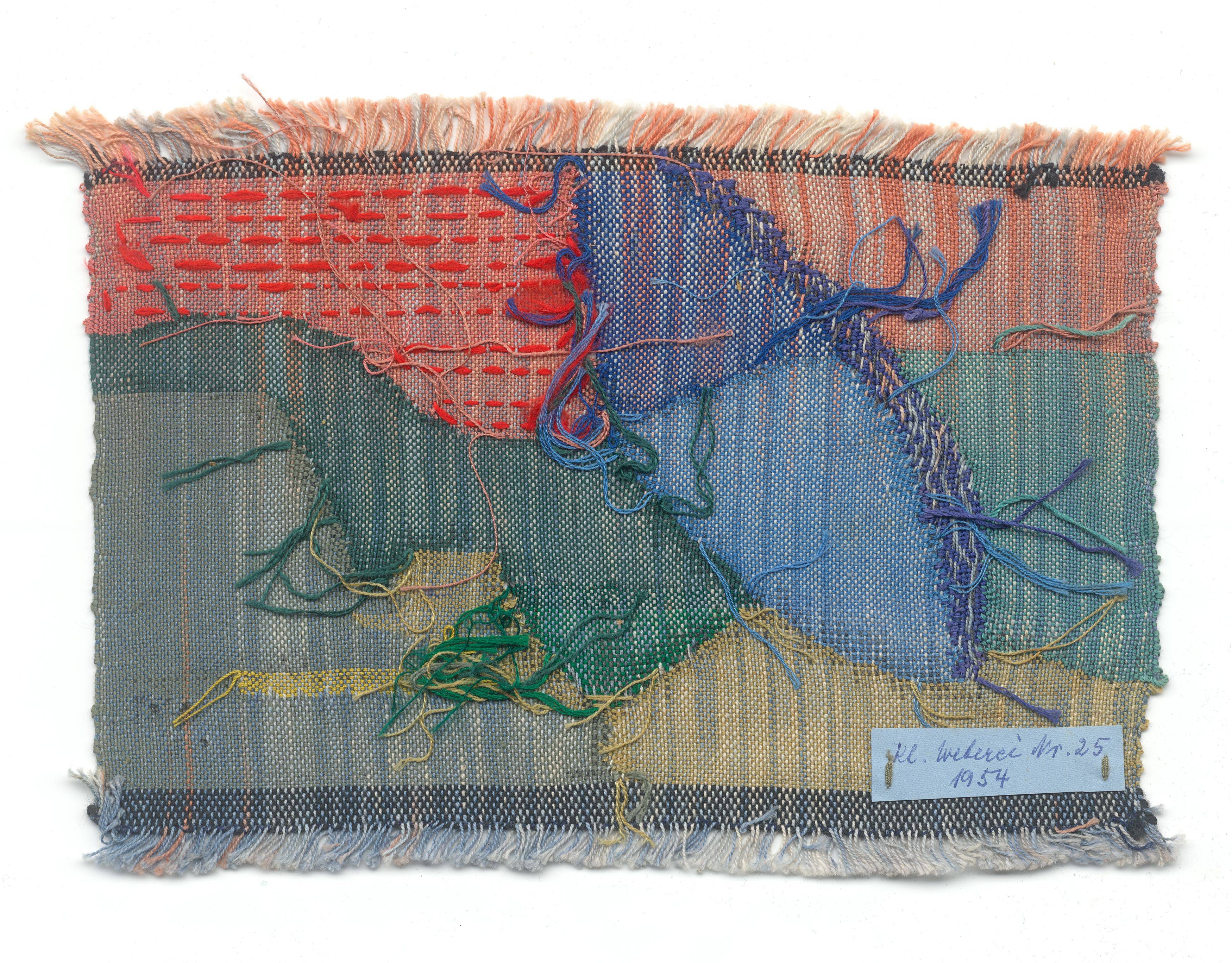 This picture shows the following artwork: Woty Werner. Untitled (+1 supplement). 1946.
