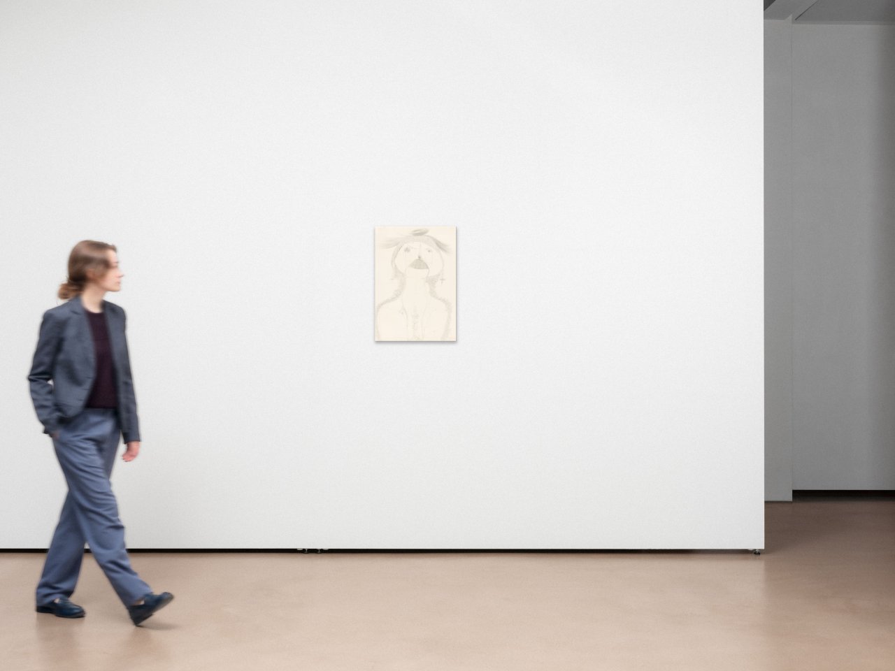 This picture shows the following artwork: Gerhard Altenbourg. ”Das Mädchen mit dem Traum vom Riesenpenis”. 1966.