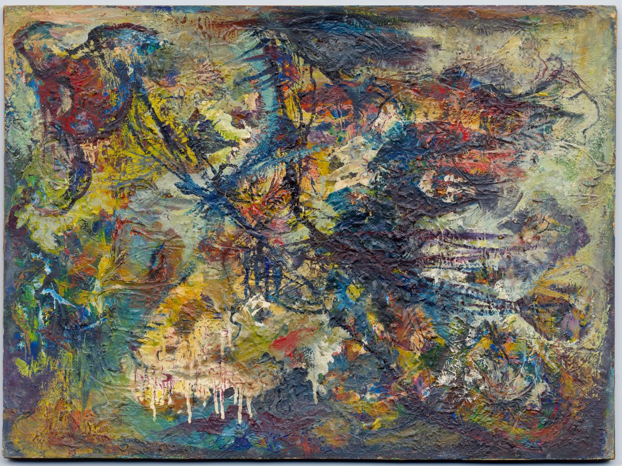 This picture shows the following artwork: Bernard Schultze. ”seit alters”. 1954.