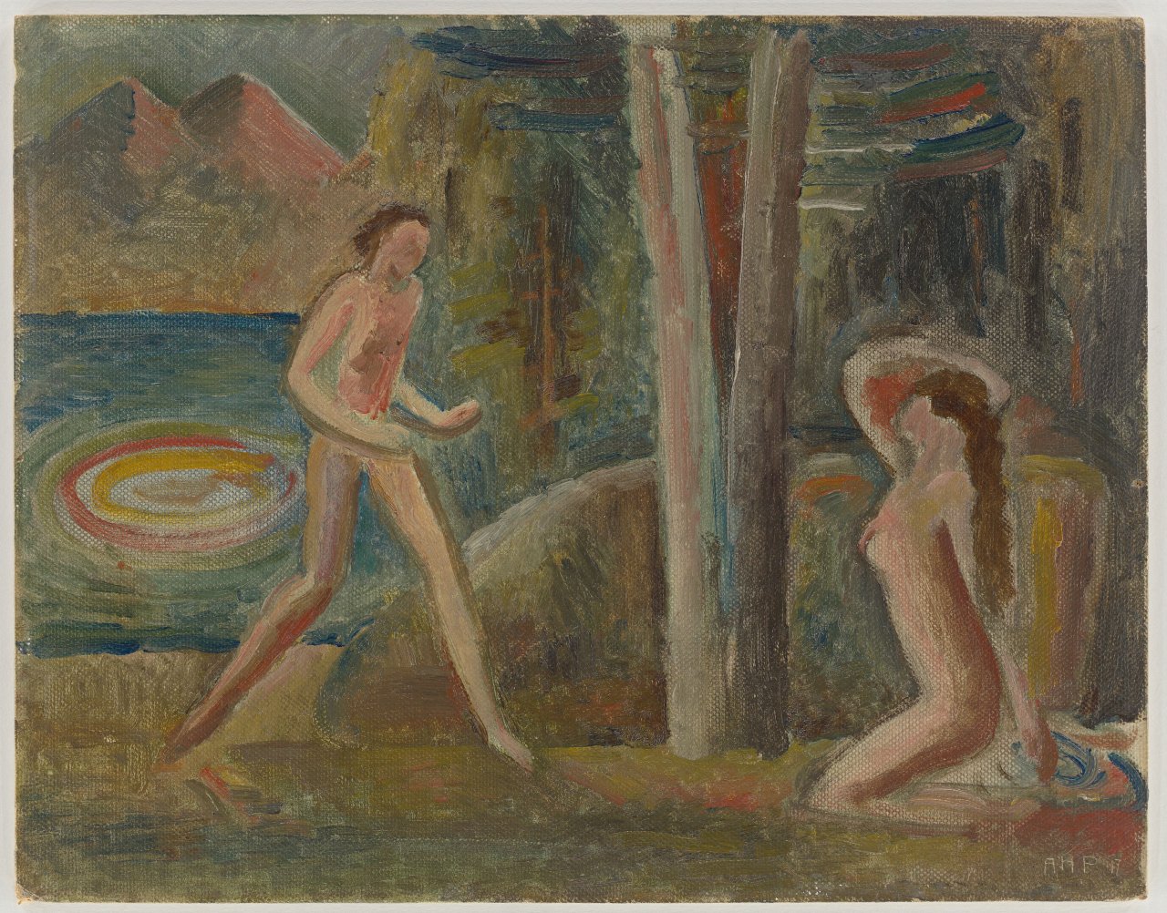 This picture shows the following artwork: Alfred Heinrich Pellegrini. ”Empfindung”. 1917.