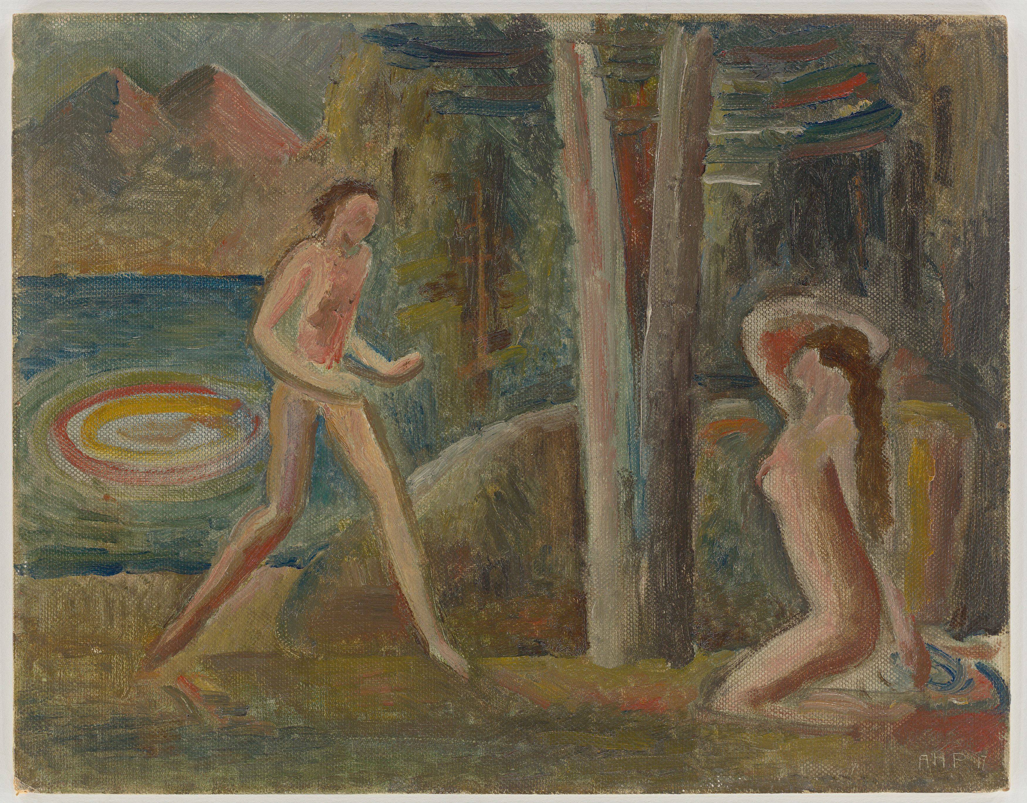 This picture shows the following artwork: Alfred Heinrich Pellegrini. ”Empfindung”. 1917.