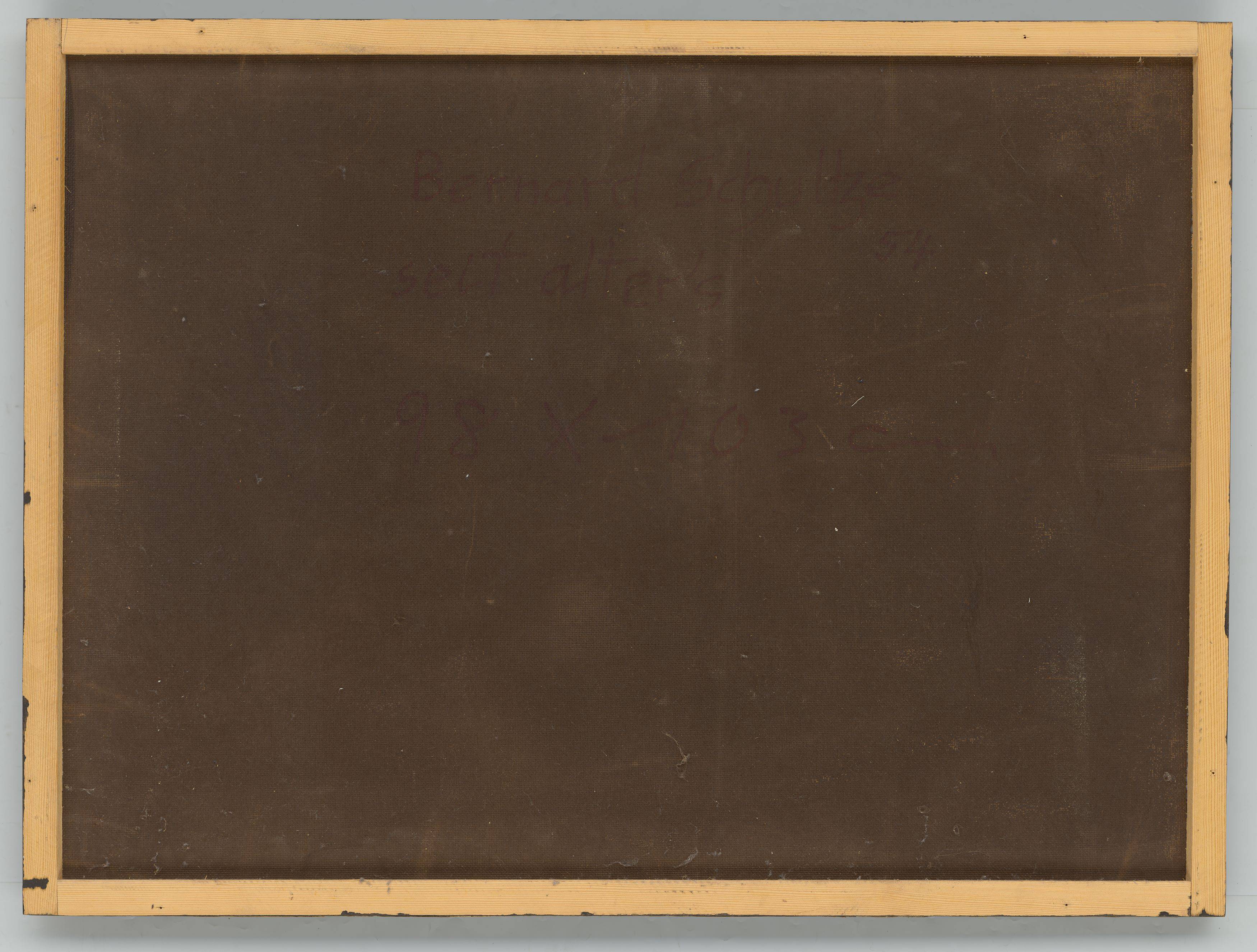 This picture shows the following artwork: Bernard Schultze. ”seit alters”. 1954.