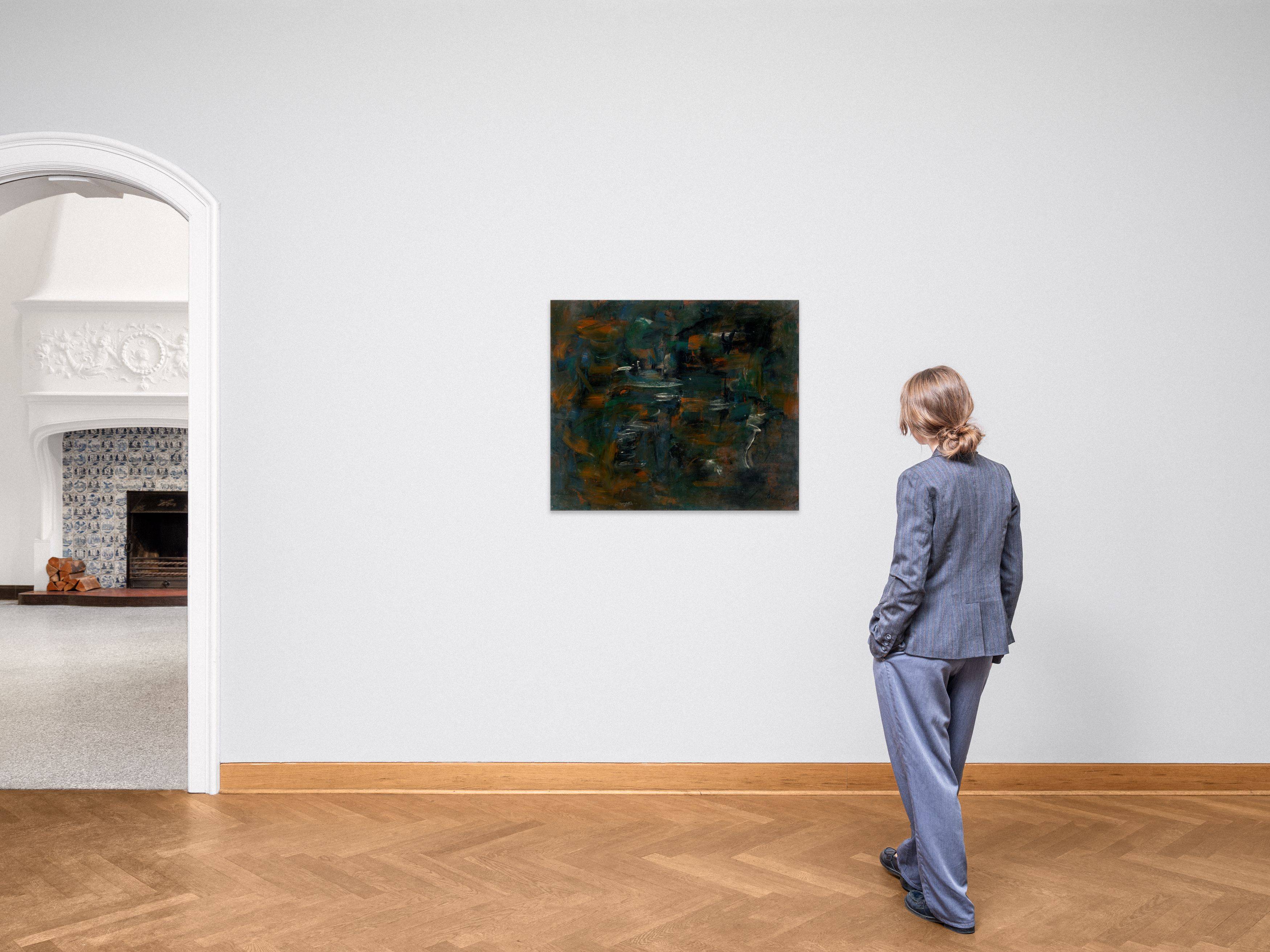 Auf diesem Bild ist das folgende Kunstwerk zu sehen: Peter Brüning. „Ohne Titel“. 1956.