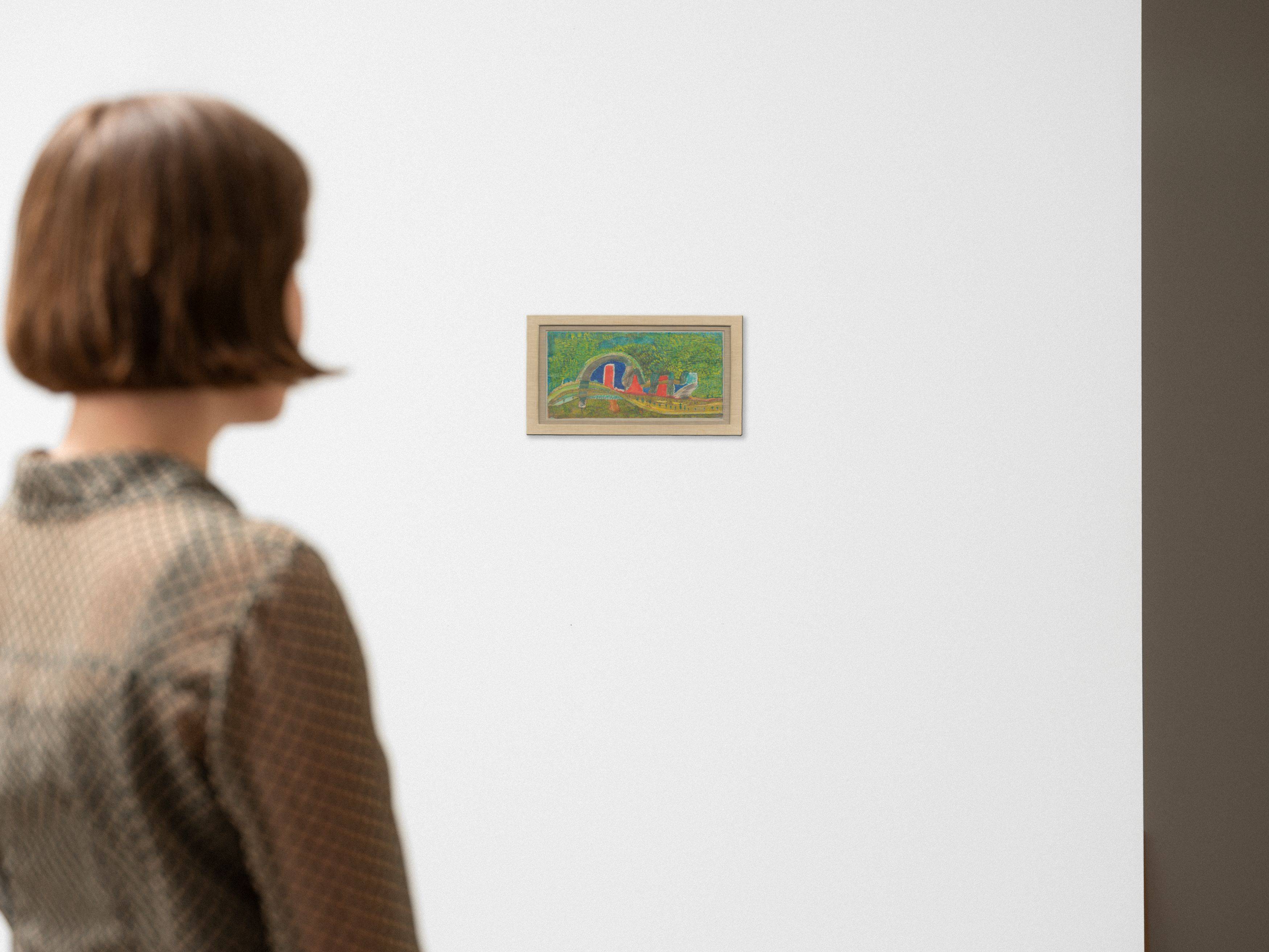 This picture shows the following artwork: Gerhard Altenbourg. ”Welches Dorf”. 1956.