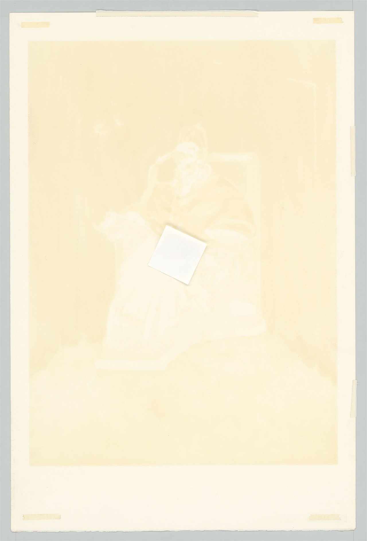 Auf diesem Bild ist das folgende Kunstwerk zu sehen: Francis Bacon. „Study for portrait of Pope Innocent X after Vélasquez“. 1989.