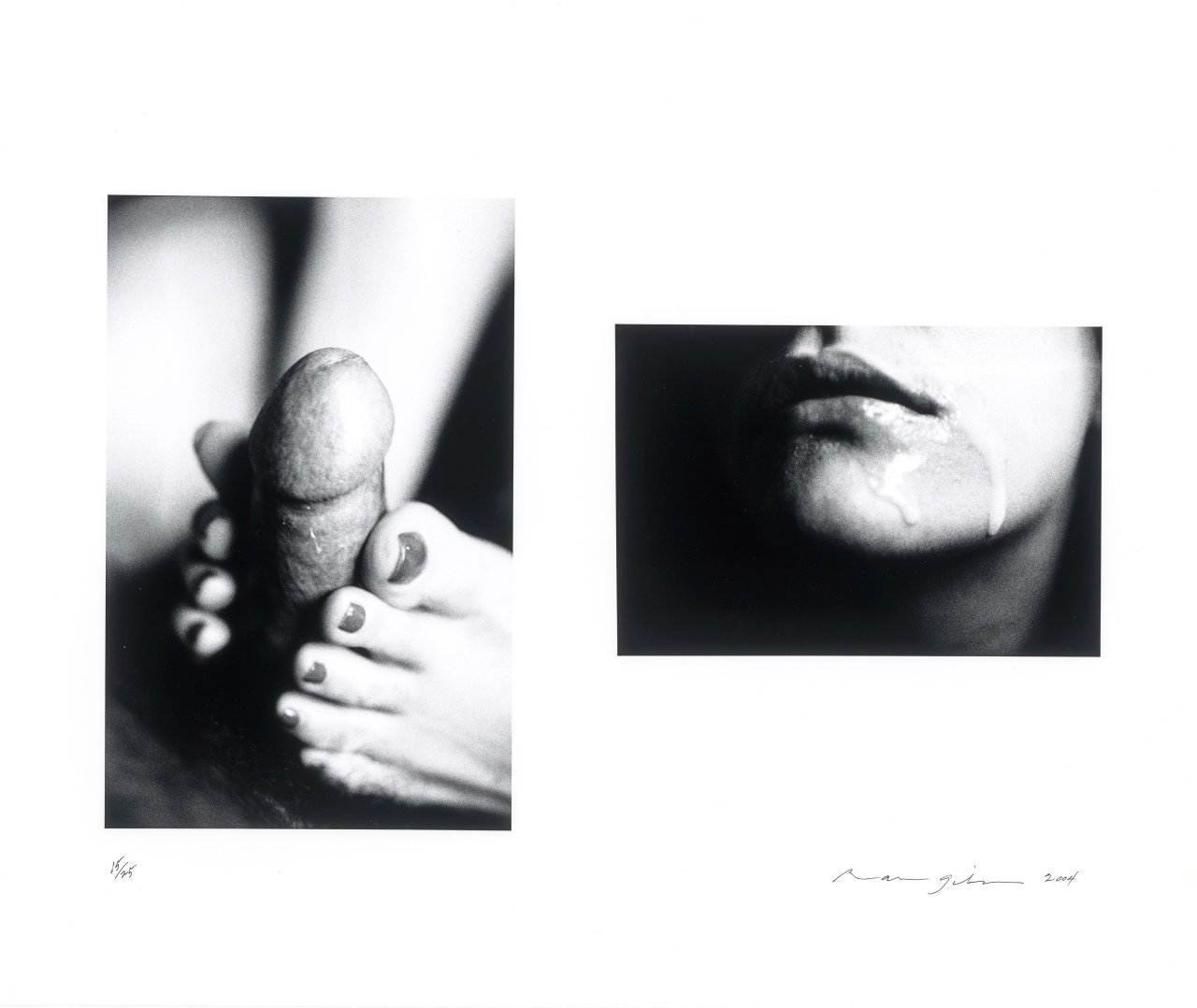 Auf diesem Bild ist das folgende Kunstwerk zu sehen:  Mappenwerk. „Printed Matter Photography Portfolio V: [Untitled/Nudes] Curated by Larry Clark“. 2004.