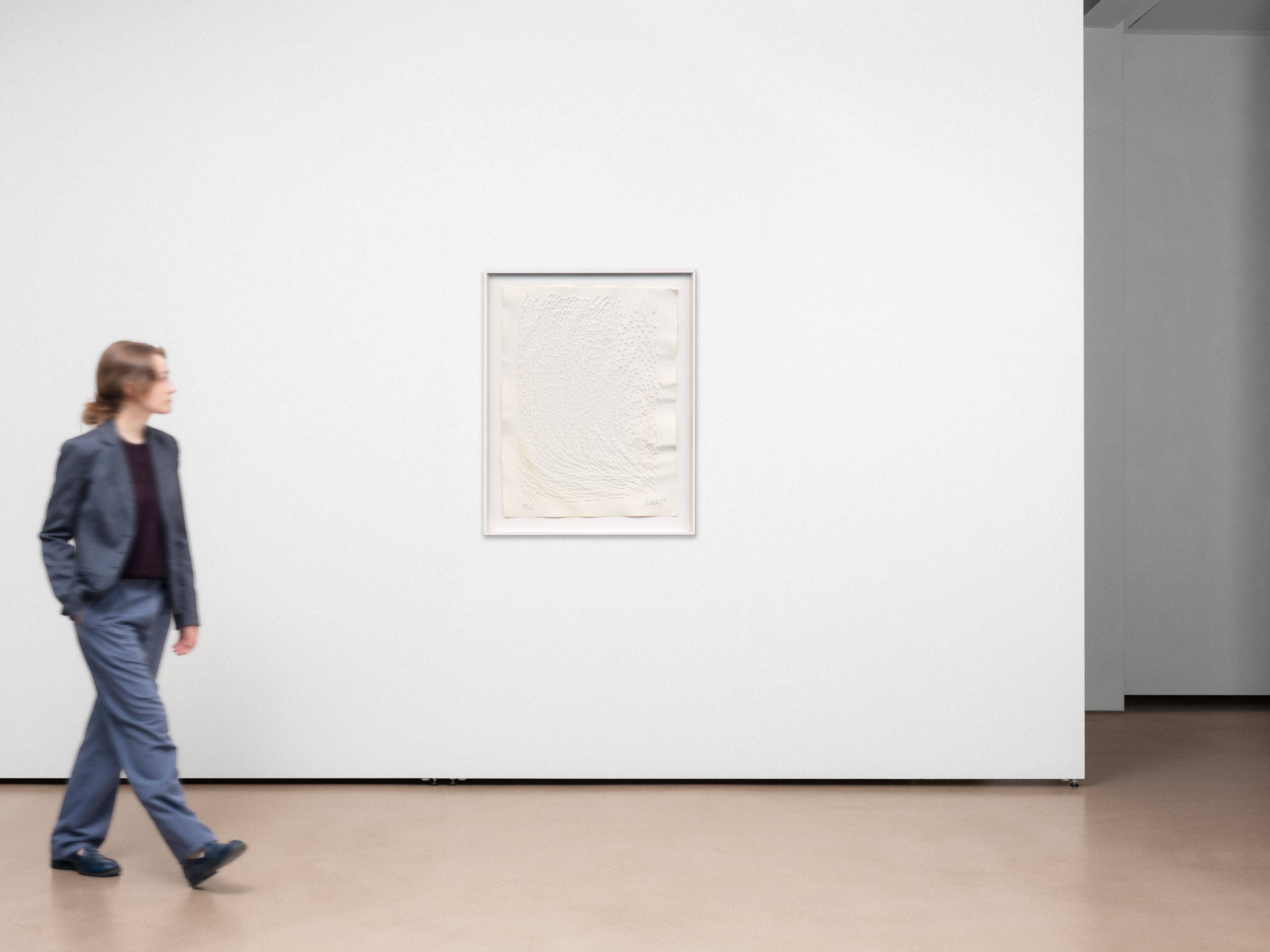 This picture shows the following artwork: Günther Uecker. Untitled (from: ”Meine Kindheit - Schmerz und Heilung”). 1997.