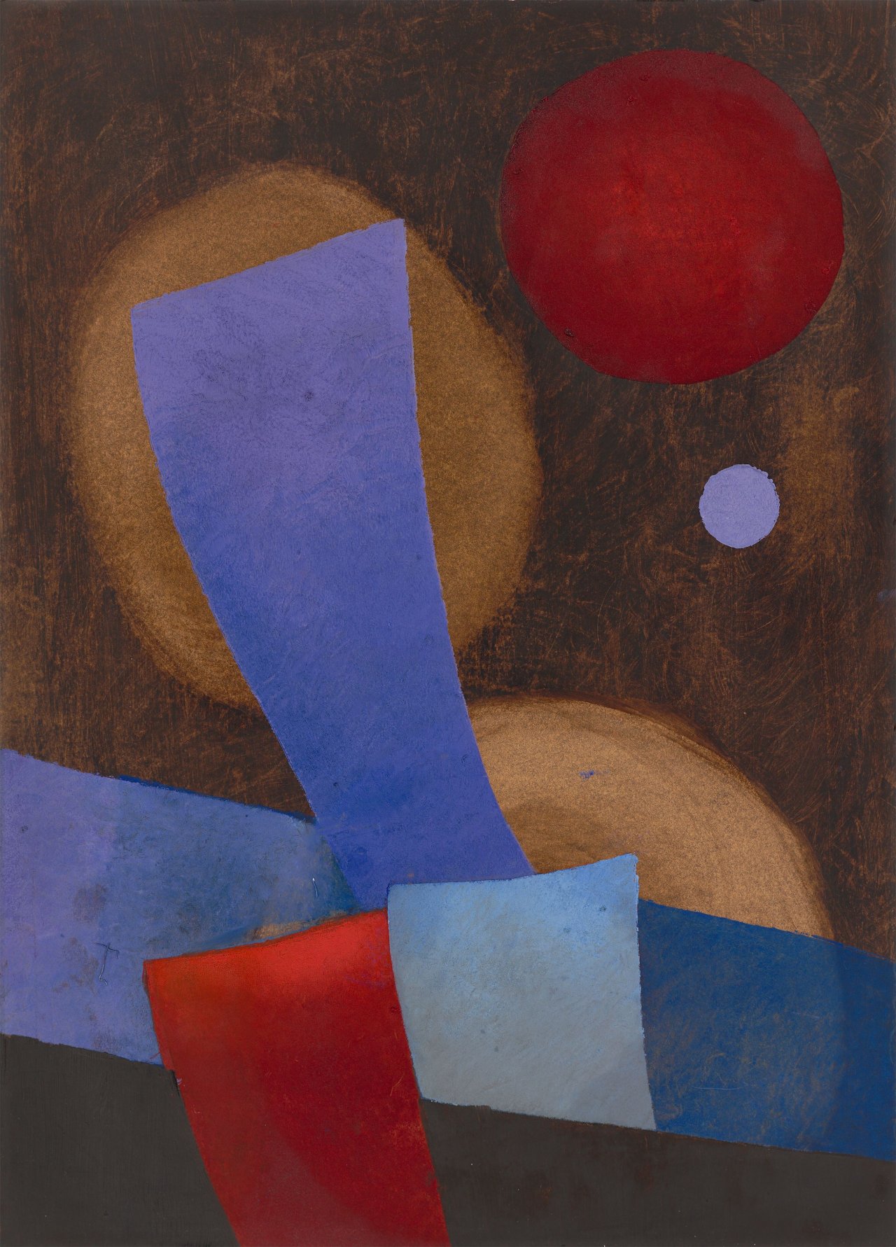 This picture shows the following artwork: Fritz Winter. Untitled. 1972.