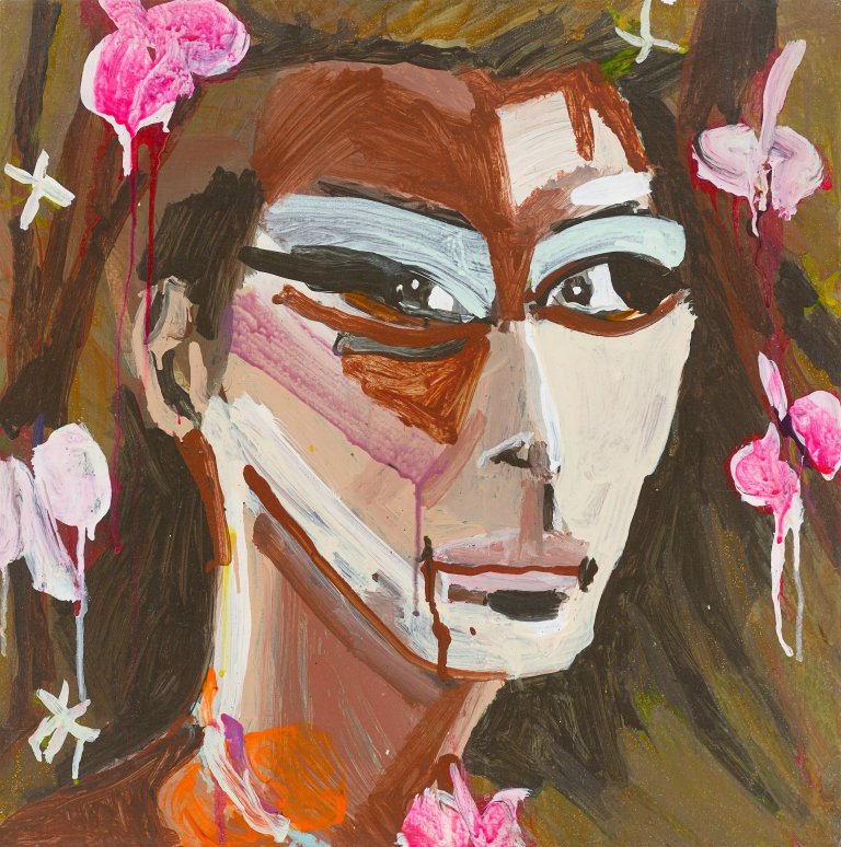 Auf diesem Bild ist das folgende Kunstwerk zu sehen: Katherine Bernhardt. „Sex in dark places“. 2004.