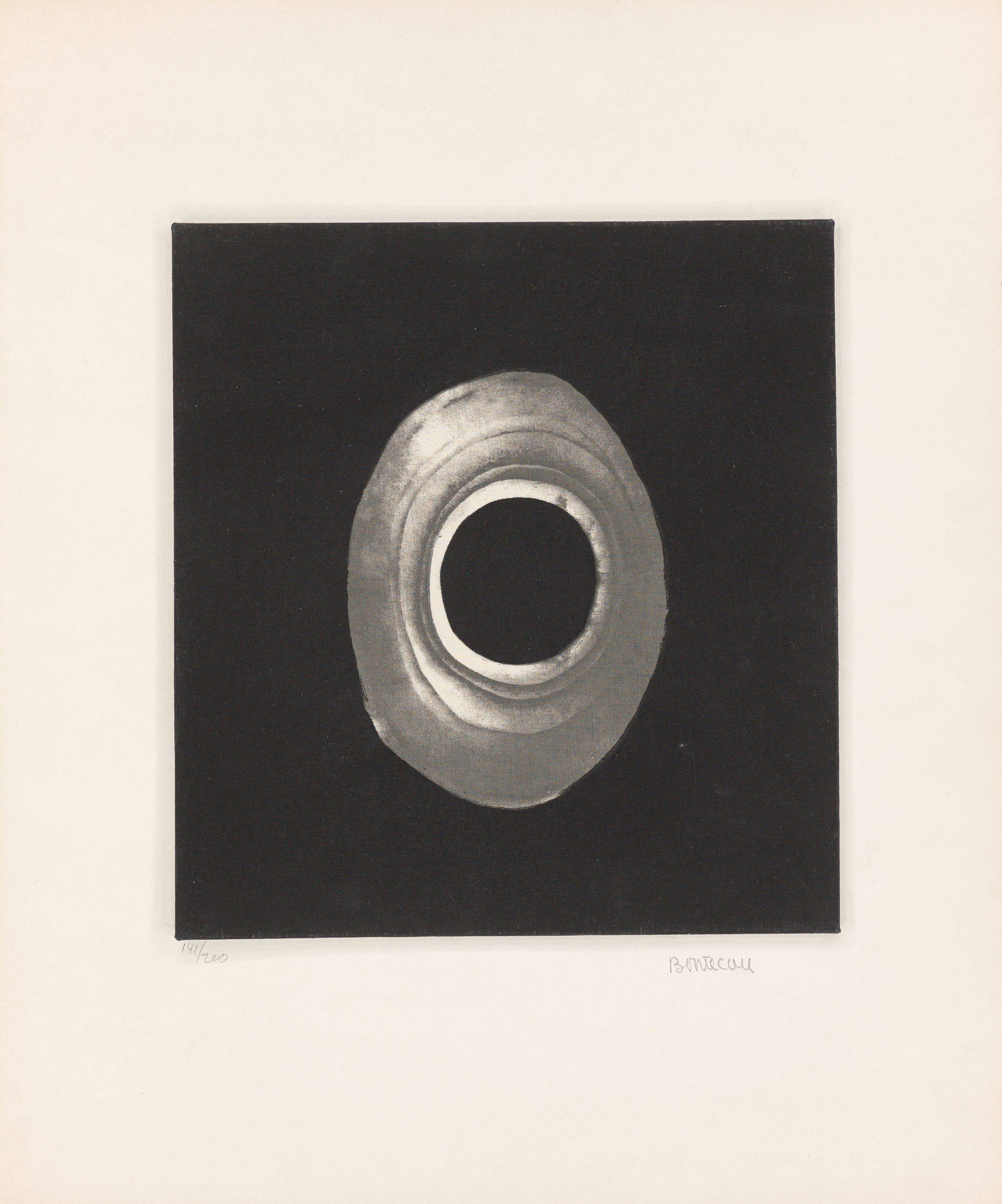This picture shows the following artwork: Lee Bontecou. From: ”Ten from Leo Castelli”. 1967.