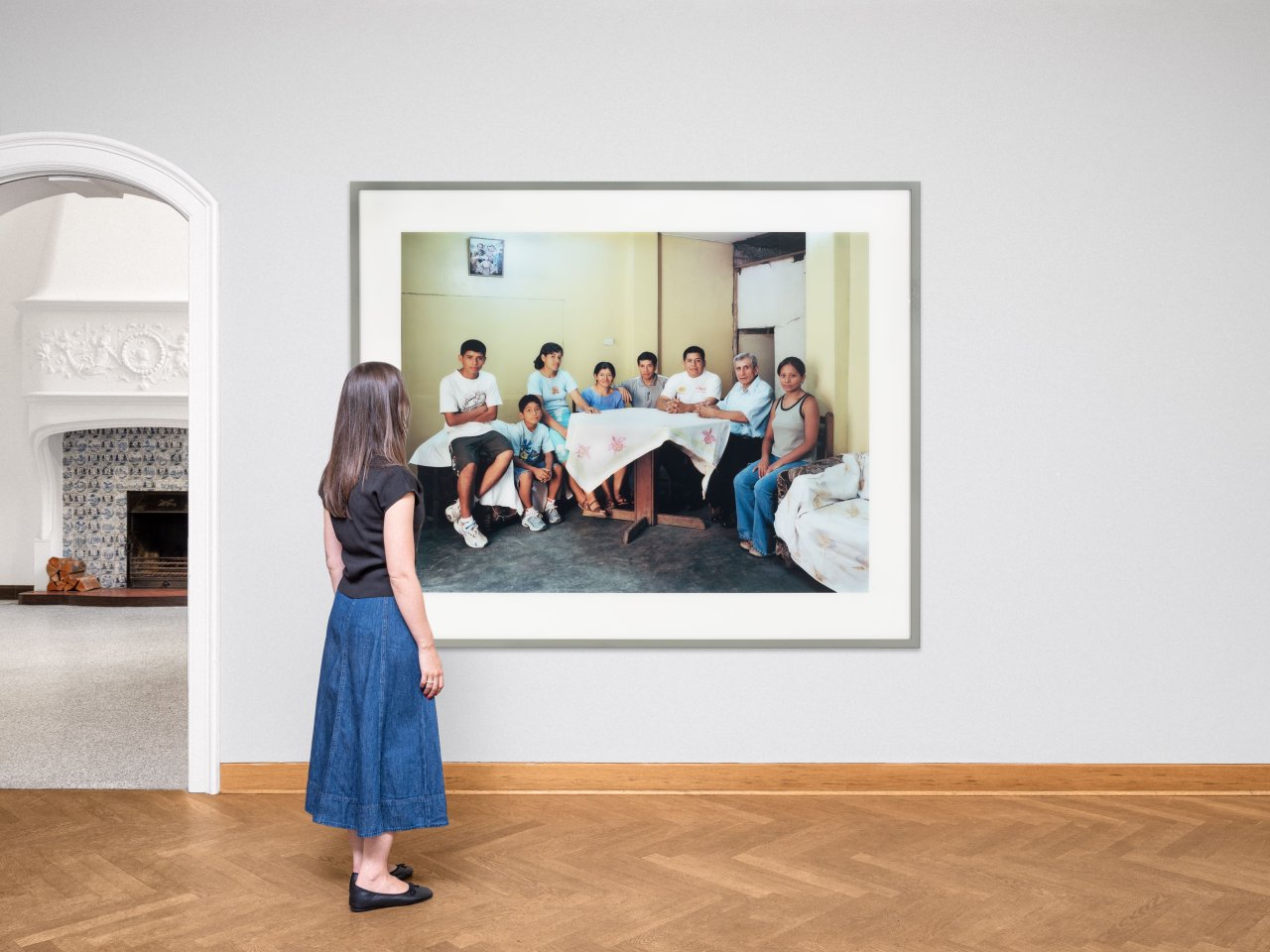 This picture shows the following artwork: Thomas Struth. ”The Ayvar Family”. 2007.