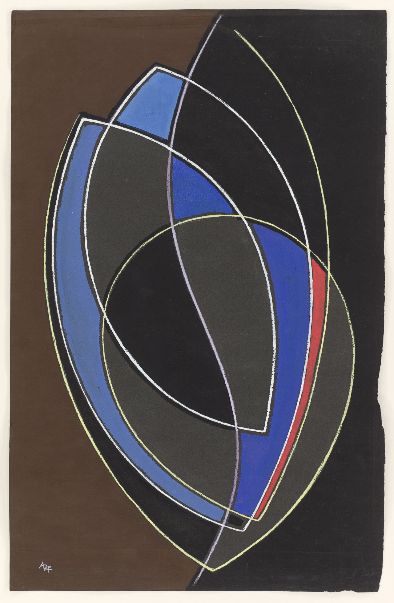 This picture shows the following artwork: Adolf Fleischmann. Untitled. 1947.