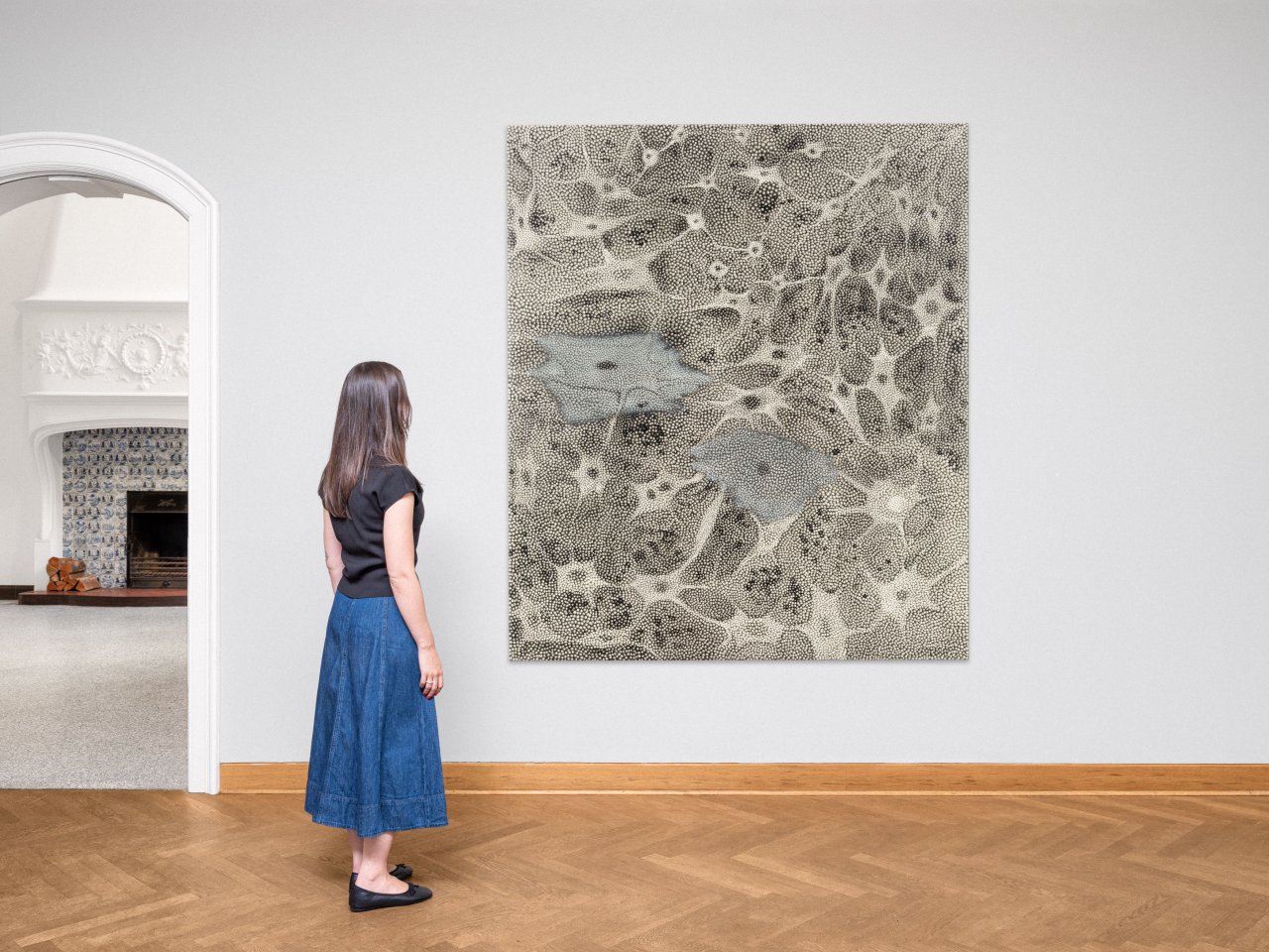 This picture shows the following artwork: Ross Bleckner. ”PATHWAY”. 1998.