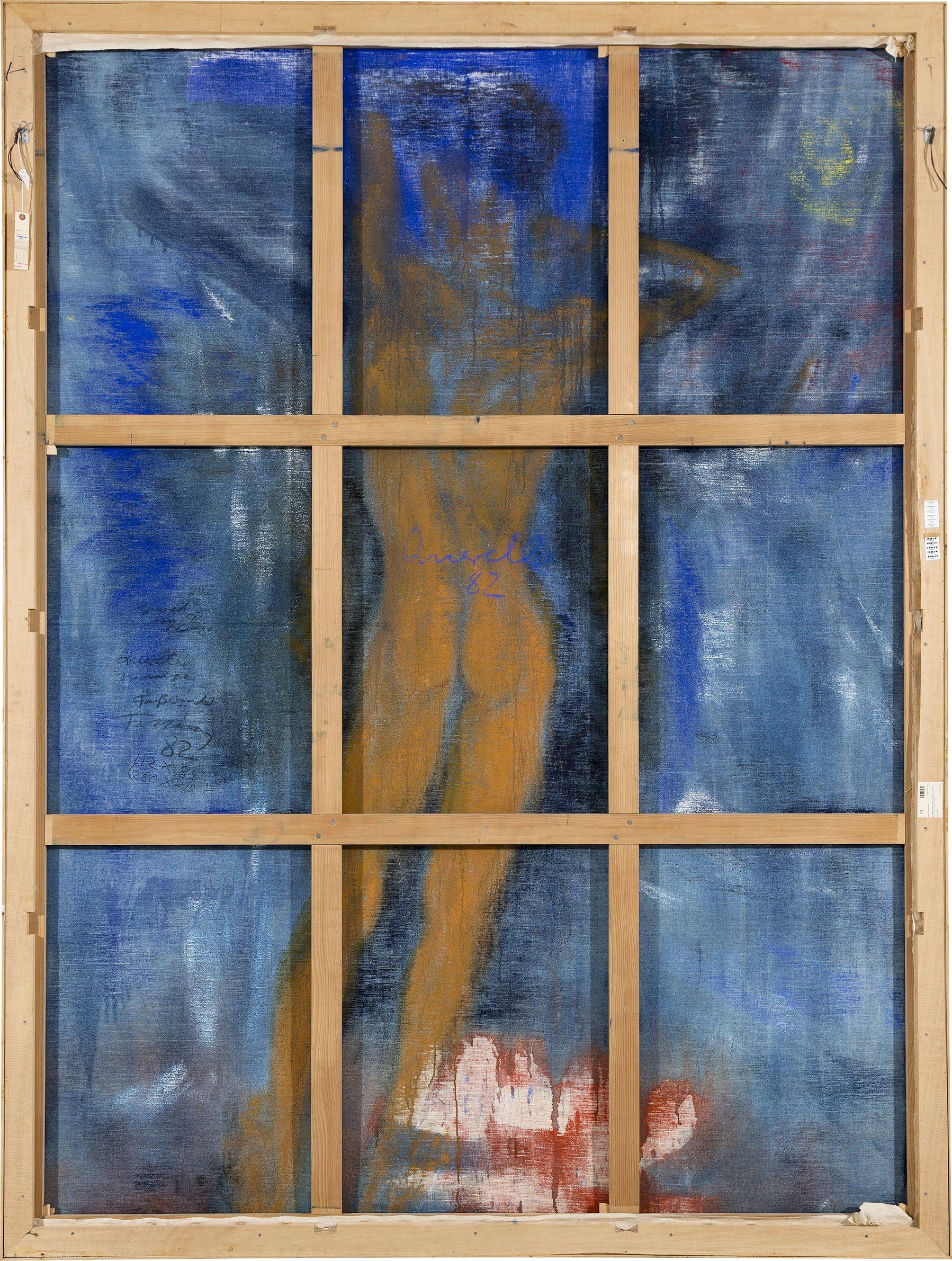 Auf diesem Bild ist das folgende Kunstwerk zu sehen: Rainer Fetting. „Querelle. Hommage à Faßbinder“. 1982.