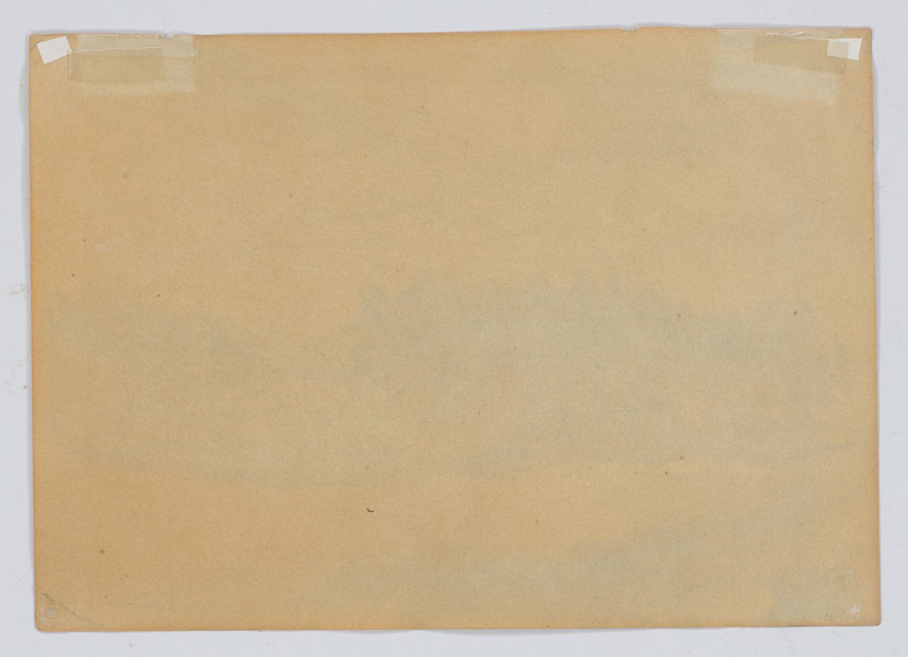 This picture shows the following artwork: Max Beckmann. ”Bewaldetes Seeufer bei Hermsdorf”. 1912.