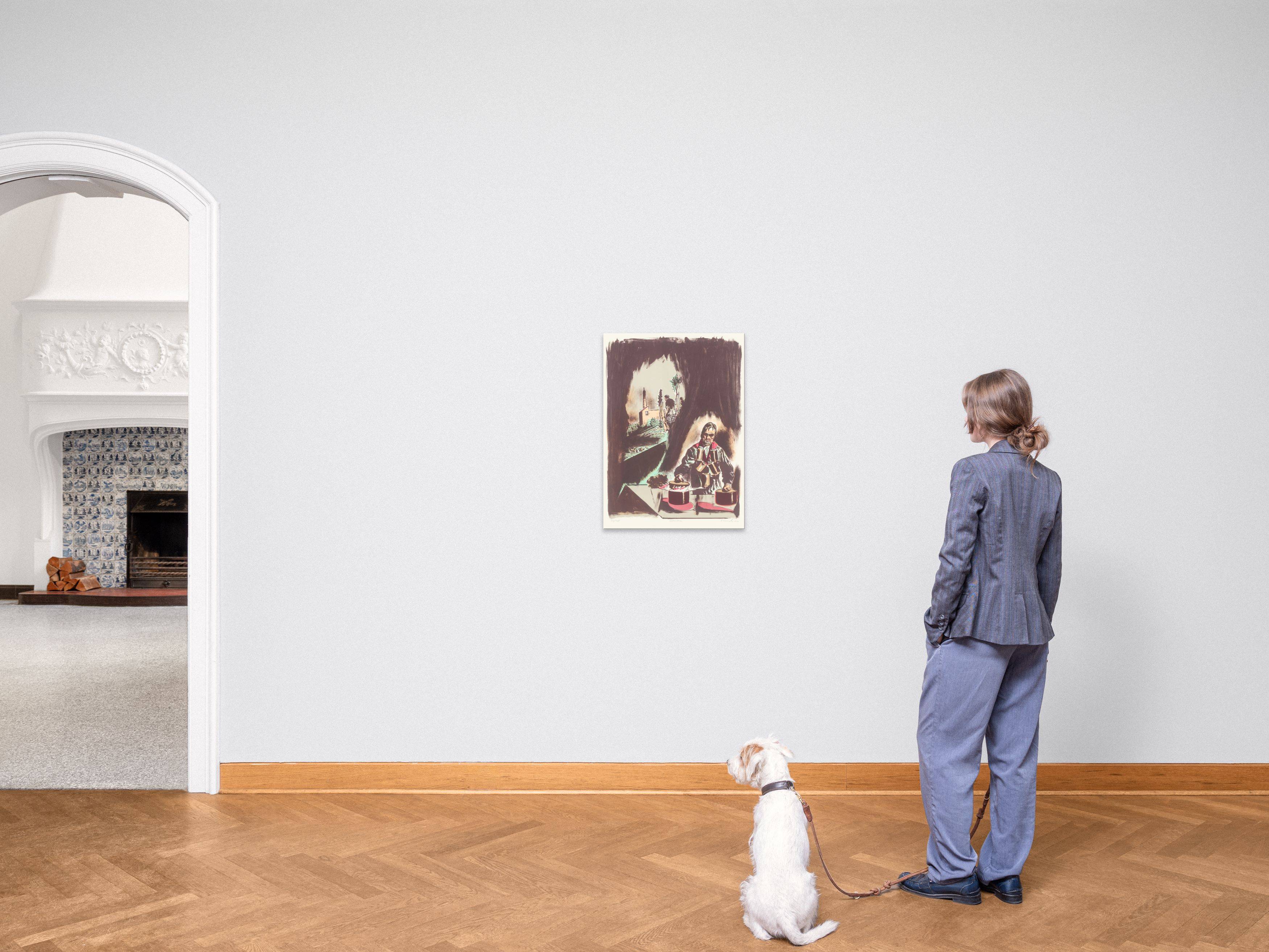 Auf diesem Bild ist das folgende Kunstwerk zu sehen: Neo Rauch. „Brüter“. 2011.