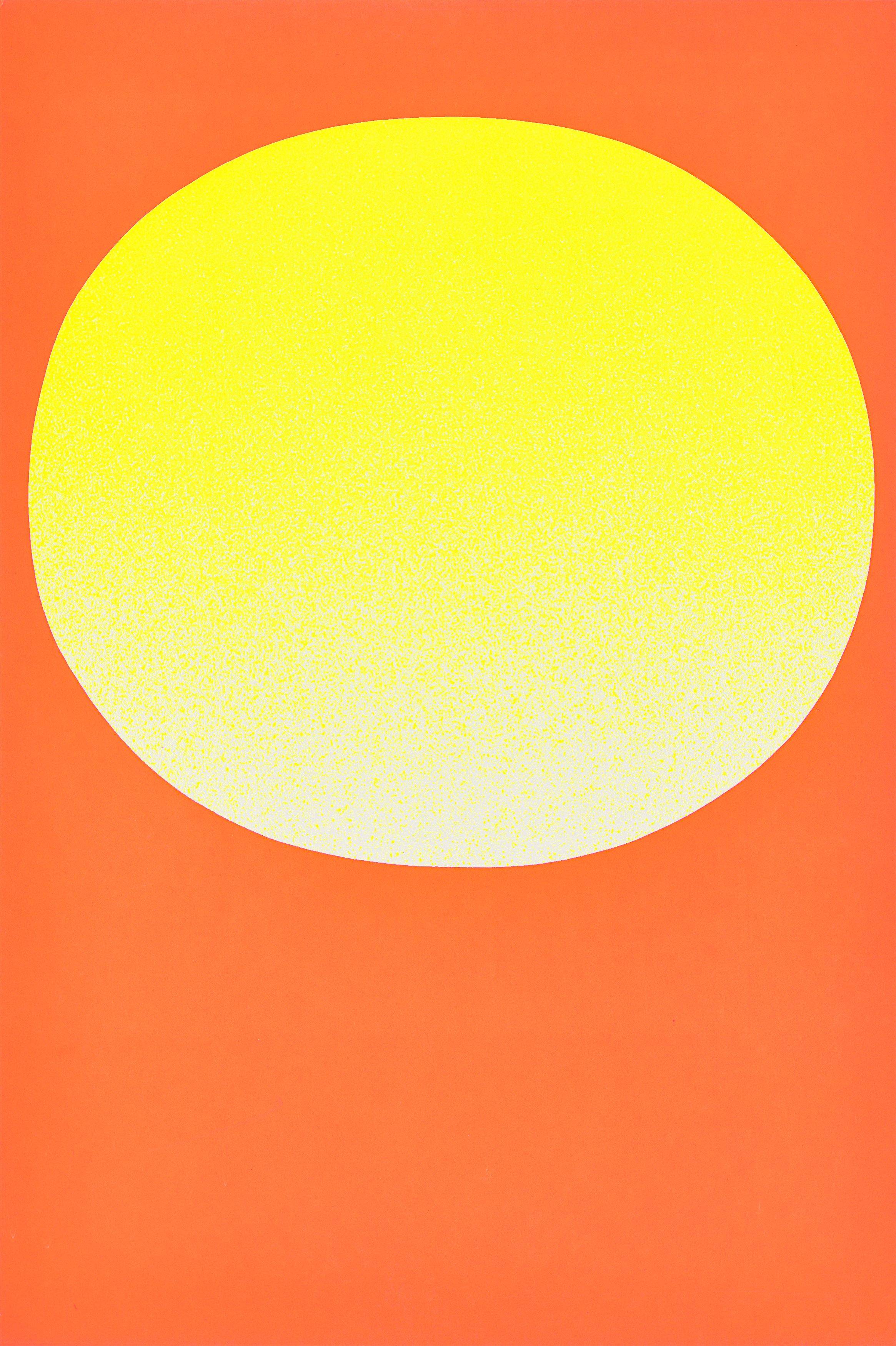 Auf diesem Bild ist das folgende Kunstwerk zu sehen: Rupprecht Geiger. „Geiger – Modulation“. 1969.