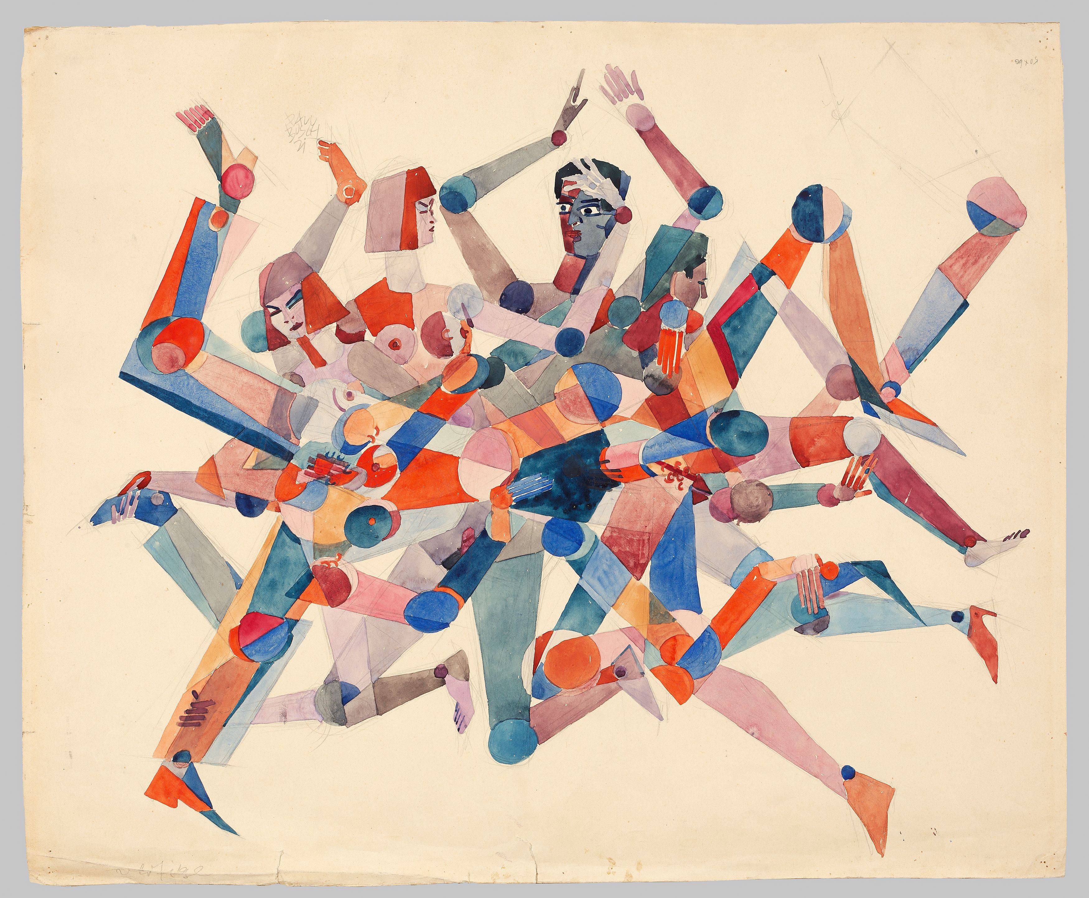 This picture shows the following artwork: Paul Busch. ”Vertige”. 1921.