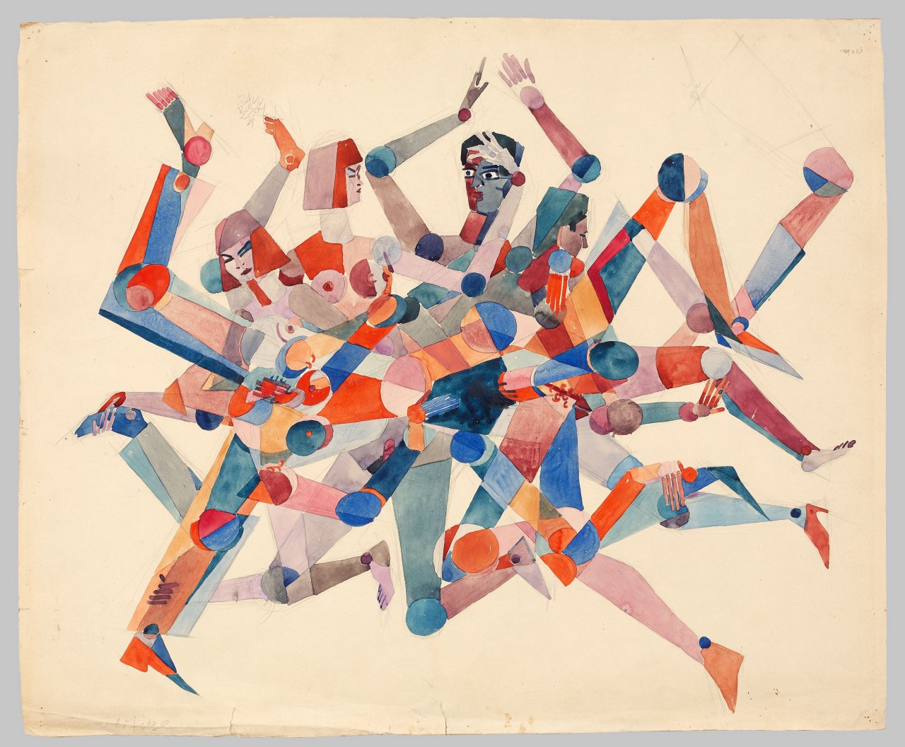 This picture shows the following artwork: Paul Busch. ”Vertige”. 1921.