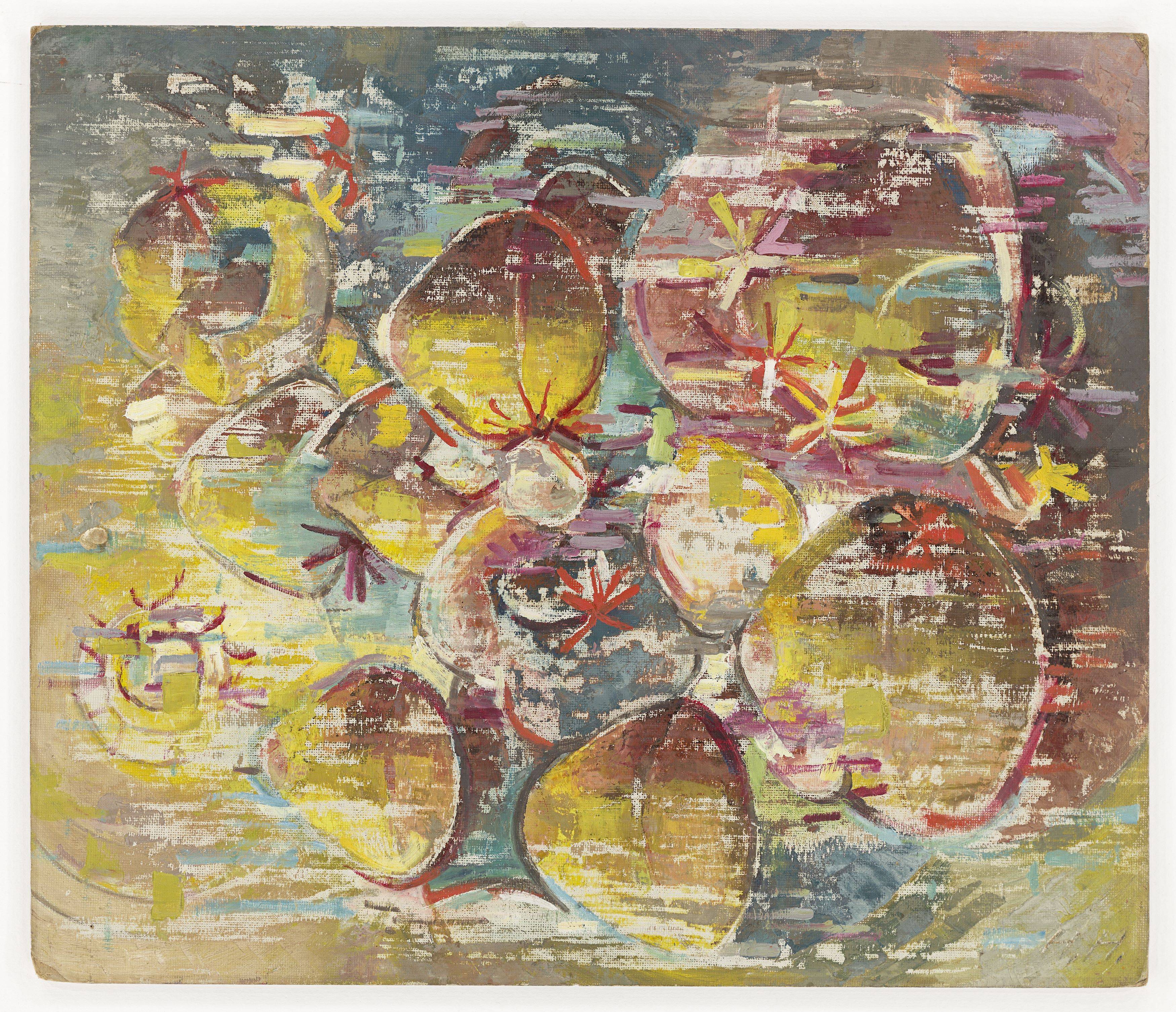 This picture shows the following artwork: Hannah Höch. ”Abstrakter Blumenstrauss”. Circa 1930.