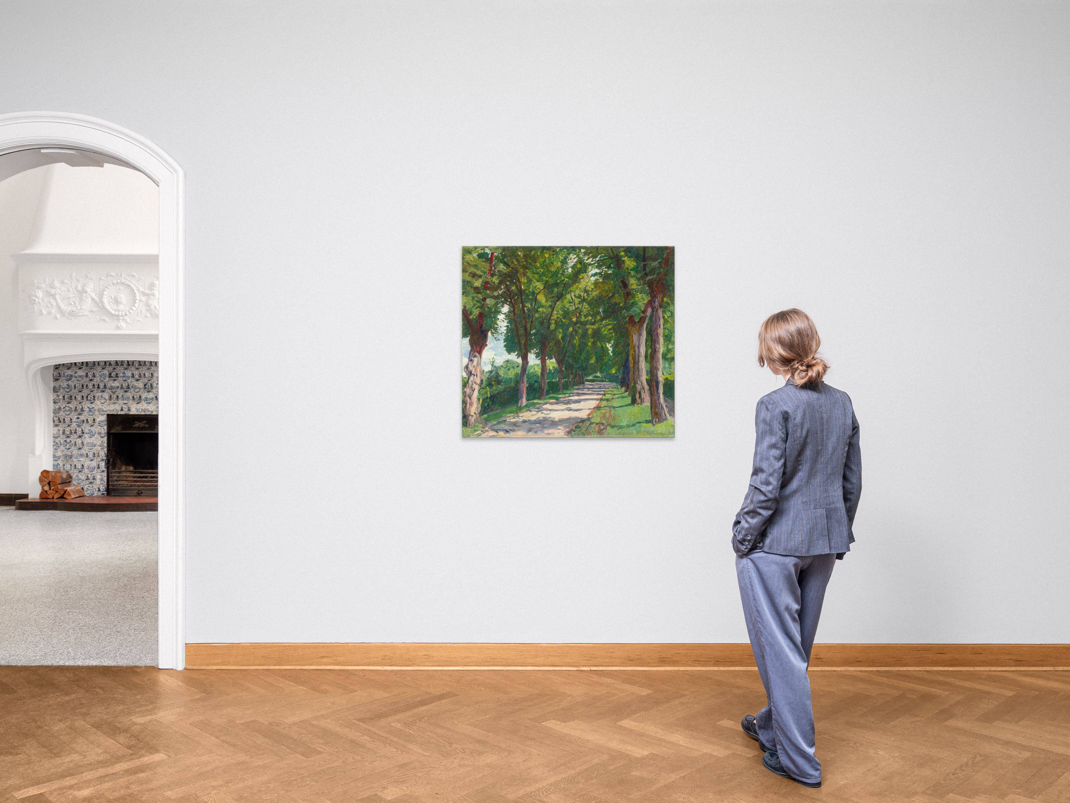 This picture shows the following artwork: Philipp Franck. ”Lindenallee” (Potsdam). 1936.