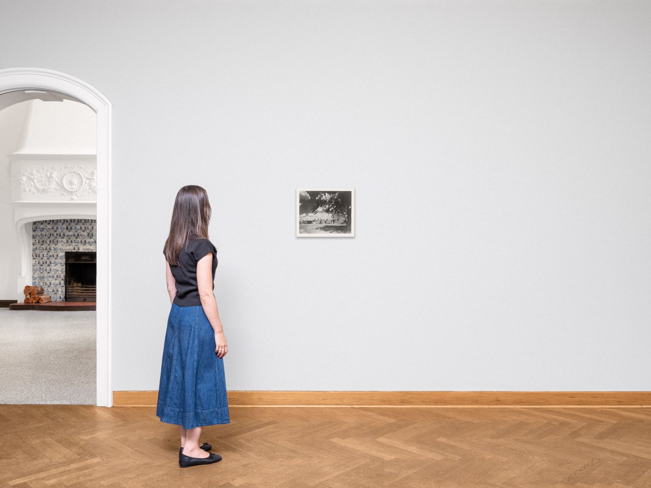 This picture shows the following artwork: Ezra Stoller. Geller House I, Marcel Breuer (1945) Lawrence, NY. 1945.