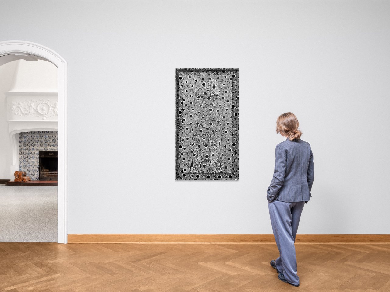 Auf diesem Bild ist das folgende Kunstwerk zu sehen: Alia Ali. „Ayn“. 2022.