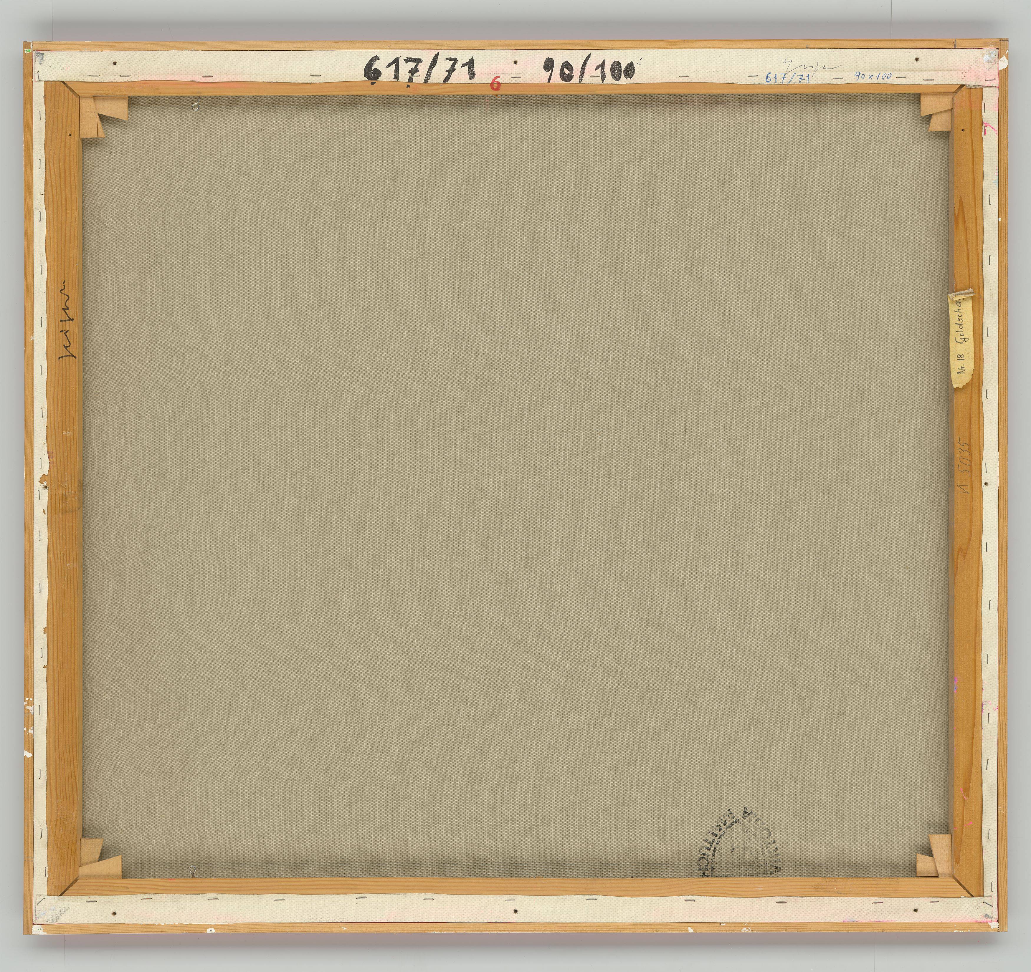 This picture shows the following artwork: Rupprecht Geiger. ”617/71”. 1971.