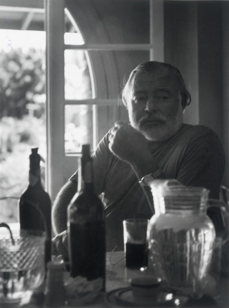This picture shows the following artwork: Inge Feltrinelli. Ernest Hemingway. 1953.