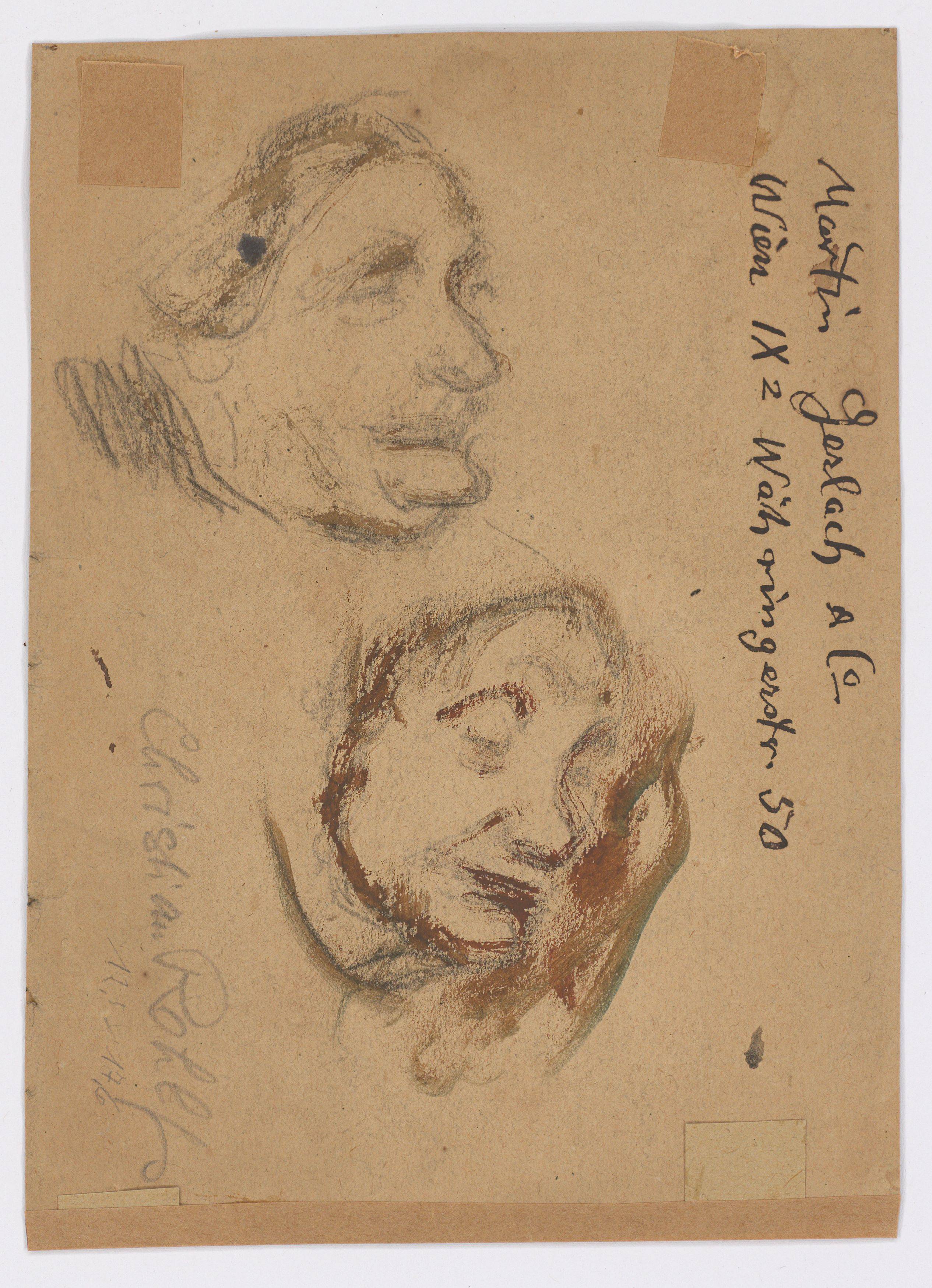 This picture shows the following artwork: Christian Rohlfs. ”Paar”. 1918.