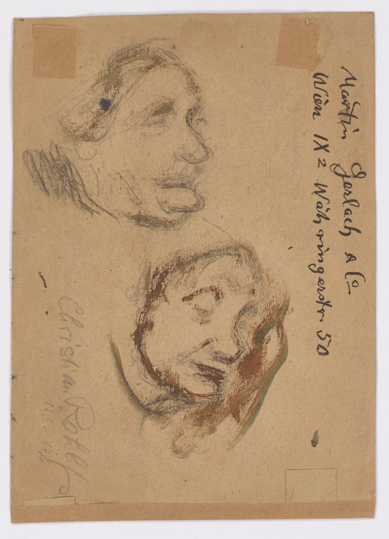 This picture shows the following artwork: Christian Rohlfs. ”Paar”. 1918.