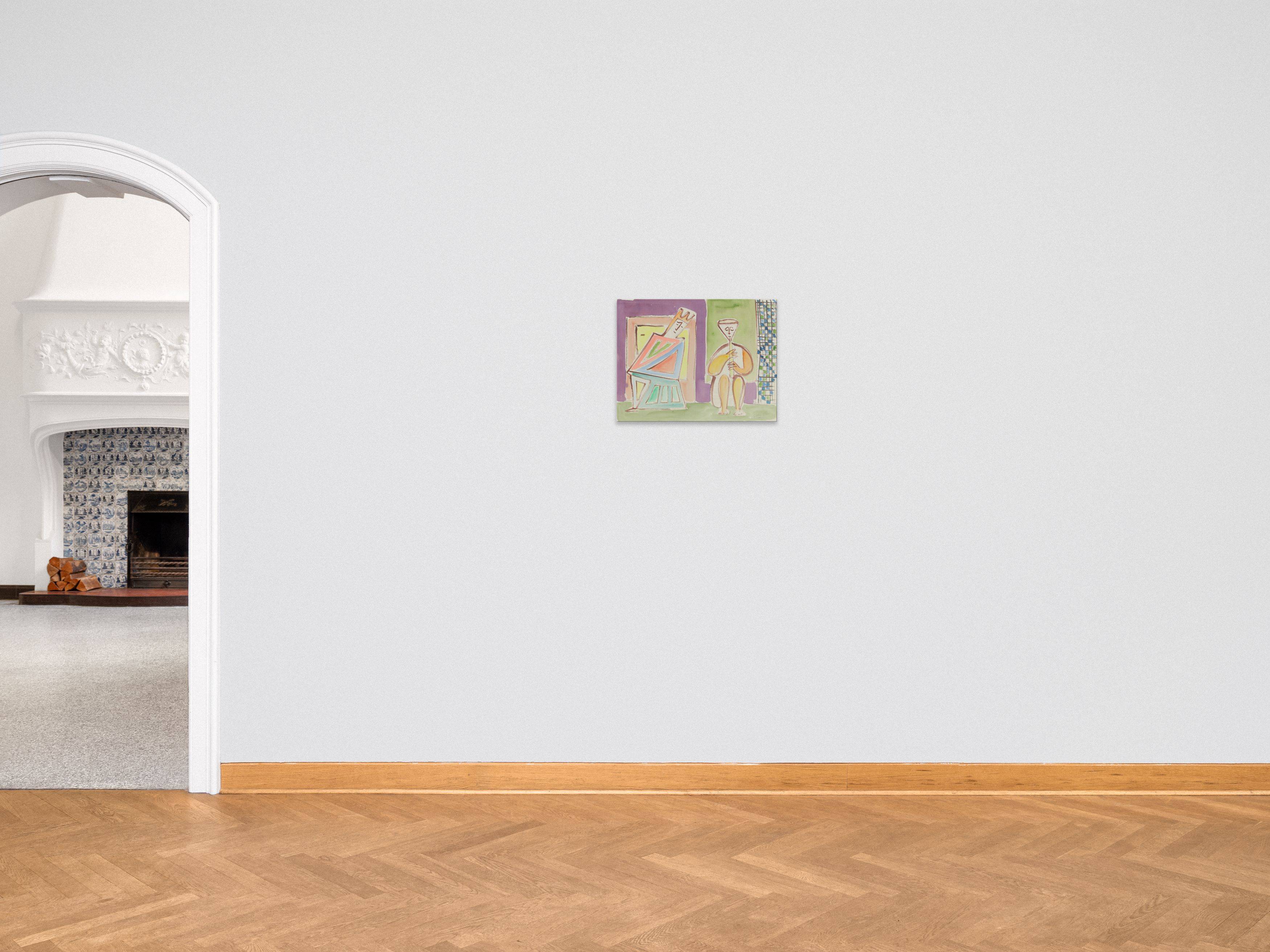 This picture shows the following artwork: Werner Gilles. David and Saul. 1948.