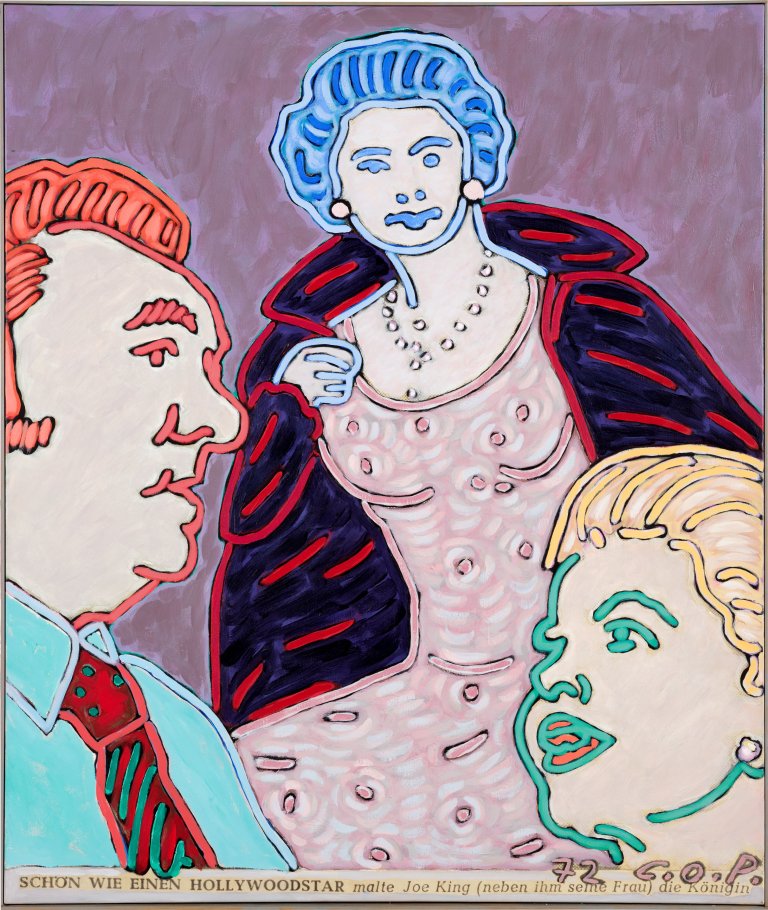 This picture shows the following artwork: C.O. Paeffgen. Schön wie ein Hollywoodstar. 1972 .