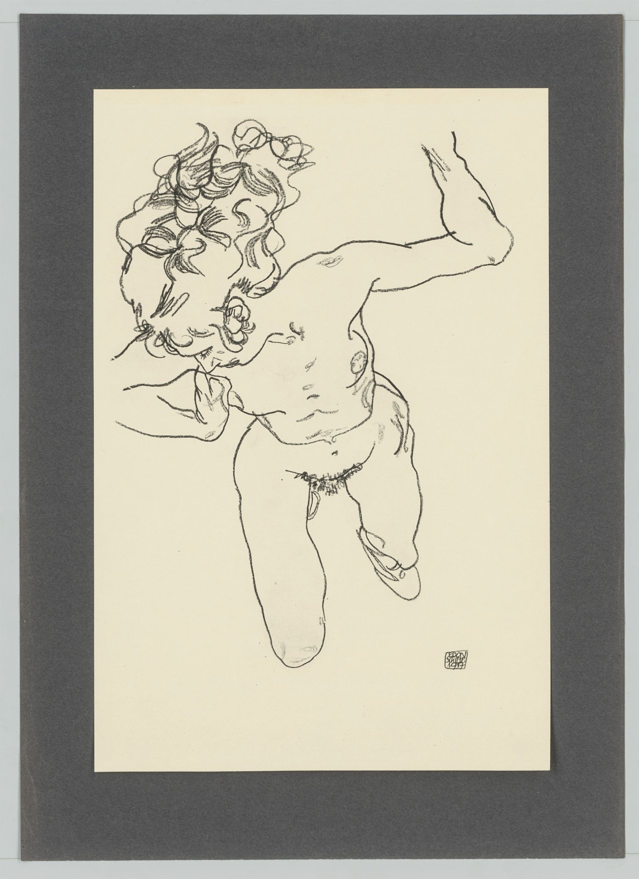 Auf diesem Bild ist das folgende Kunstwerk zu sehen: Egon Schiele. Handzeichnungen. 1910-18/20.