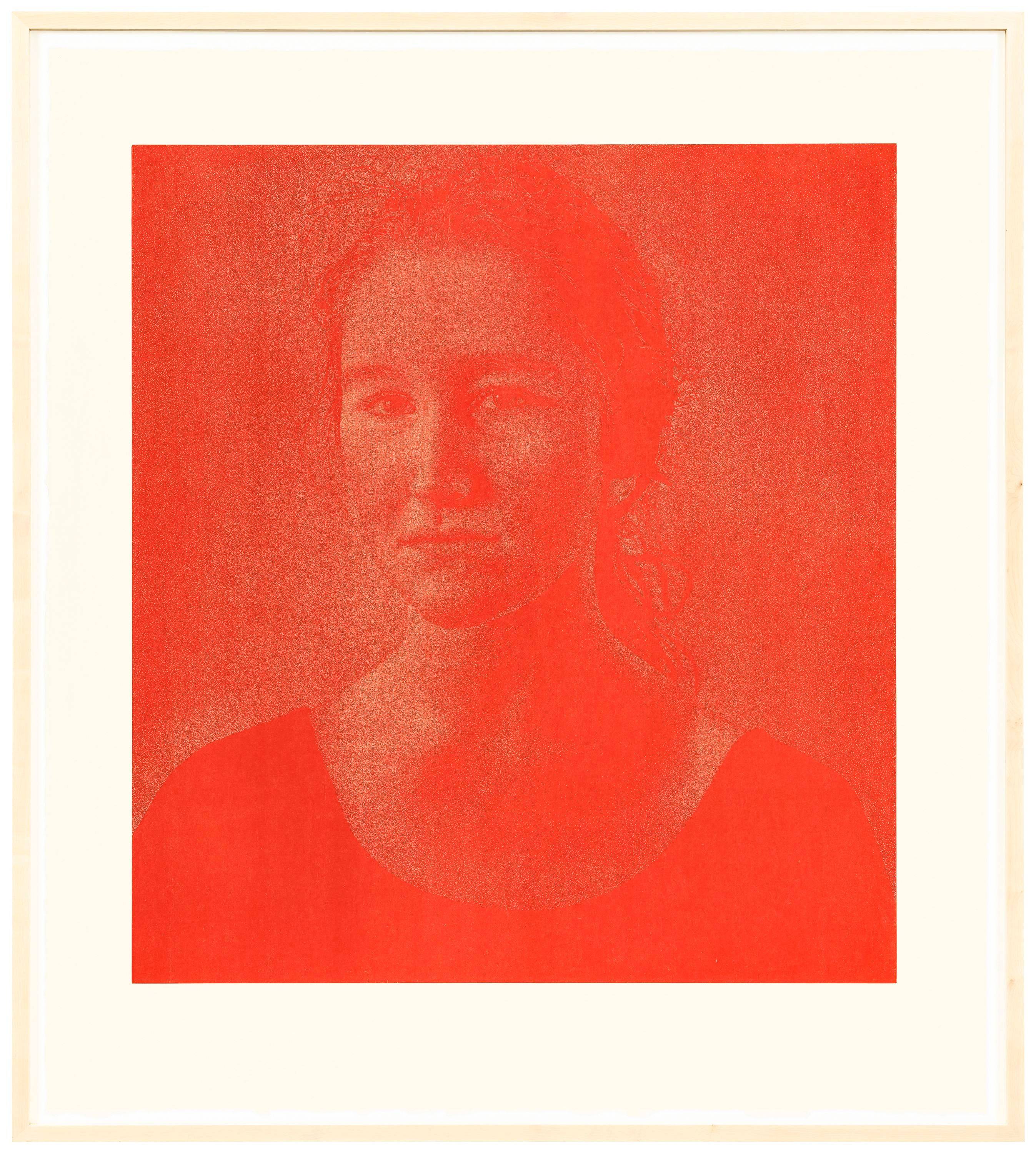 Auf diesem Bild ist das folgende Kunstwerk zu sehen: Franz Gertsch. „Silvia“. 2001/02.