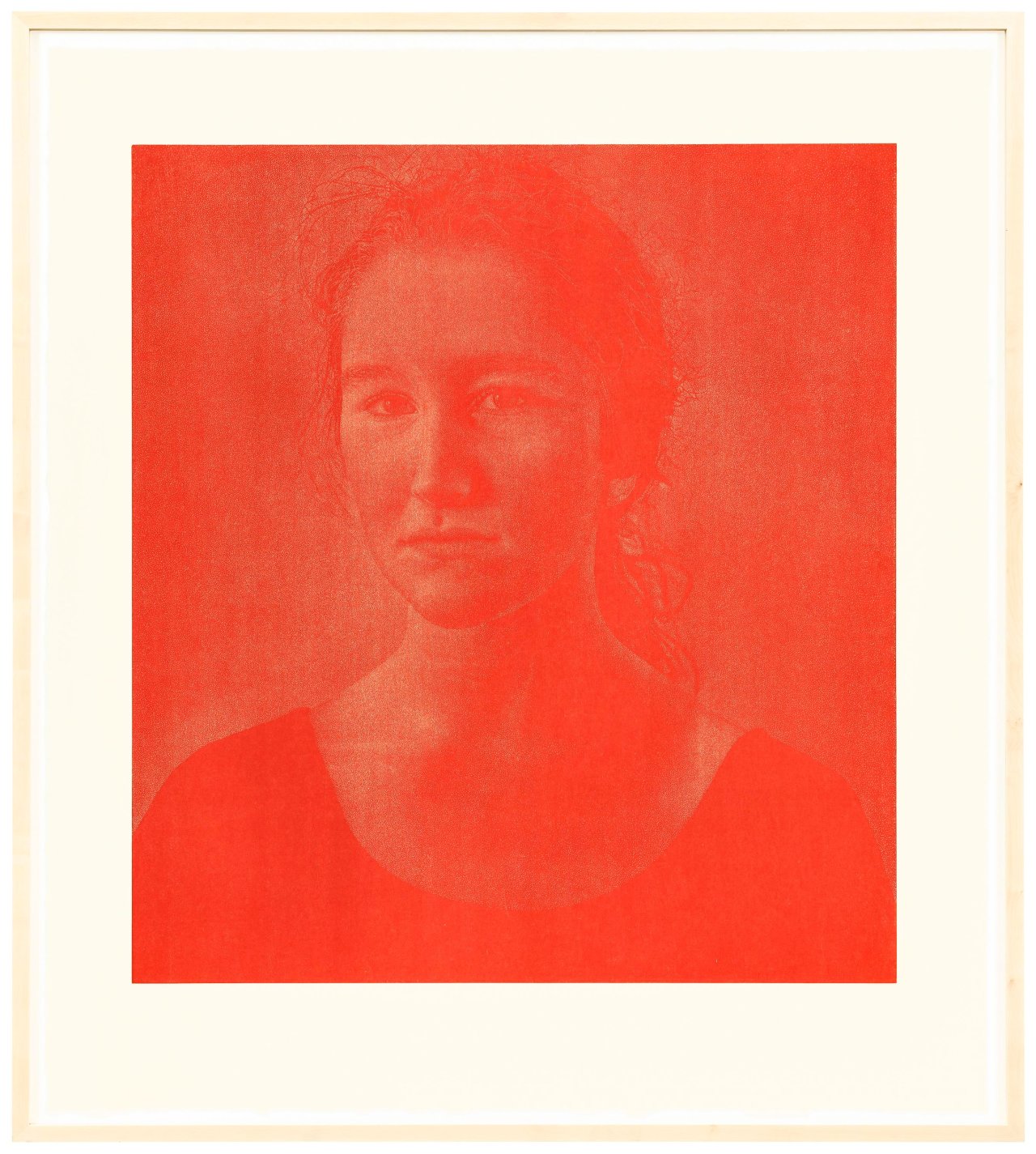 Auf diesem Bild ist das folgende Kunstwerk zu sehen: Franz Gertsch. „Silvia“. 2001/02.